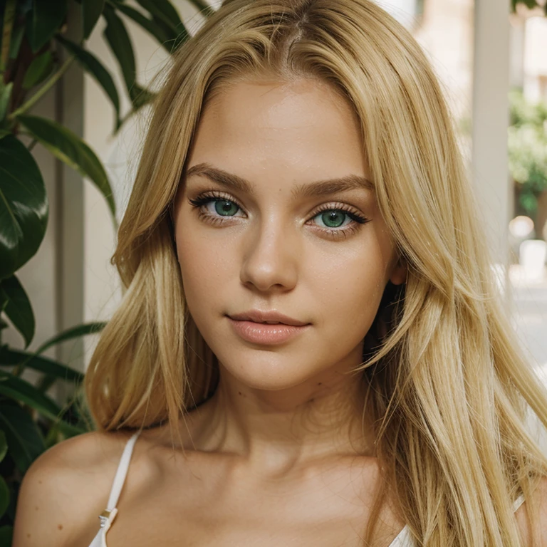 olhos verdes, blonde hair, mulher Young girl Brazilian