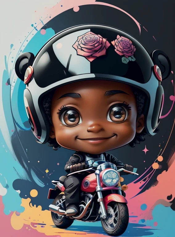 ) ((((cute black baby boy with motorcycle helmet smiling) ((Mikey)) - Criador: Walt Disney2023) ), ,, ( Walt Disney acolchoamento ,multidimensional geometric wall PORTRAIT, arte, Chibi,
Yang08k, lindo, Colouring,Rose
Primary works, qualidade superior, melhor qualidade, Arte Oficial, Beautiful and Aesthetic,)) ), ,, Walt Disney acolchoamento ,multidimensional geometric wall PORTRAIT, arte, Chibi,
Yang08k, lindo, (Colouring, rosa), amarelo ,azul ,vermelho e branco)
Primary works, qualidade superior, melhor qualidade, Arte Oficial, Beautiful and Aesthetic,