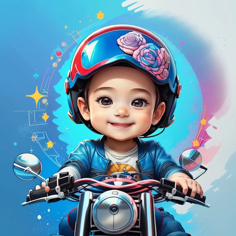 ) ((((cute  with blue motorcycle helmet smiling) ((Mikey)) - Criador: Walt Disney2023) ), ,, ( Walt Disney acolchoamento ,multidimensional geometric wall PORTRAIT, arte, Chibi,
Yang08k, lindo, Colouring,Rose
Primary works, qualidade superior, melhor qualidade, Arte Oficial, Beautiful and Aesthetic,)) ), ,,  Walt Disney acolchoamento ,multidimensional geometric wall PORTRAIT, arte, Chibi,
Yang08k, lindo, (Colouring, rosa), amarelo ,azul ,vermelho e branco)
Primary works, qualidade superior, melhor qualidade, Arte Oficial, Beautiful and Aesthetic,