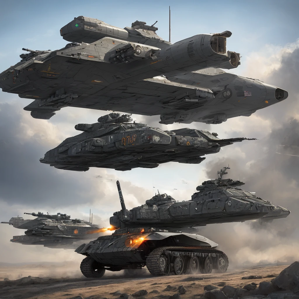 Produce a detailed and visually striking representation of a futuristic war chariot using an AI art bot. Design the chariot with sleek, angular metallic structures, advanced weaponry including labeled sections for mini missiles, an AI system, radiation weapons, and anti-EMP features. Emphasize a modern aesthetic with LED lighting, ensuring a regal and imposing presence. Focus on creating an illustration that not only showcases the chariot's advanced offensive capabilities but also highlights its exceptional defense, portraying it as impenetrable and bulletproof. Additionally, underscore the chariot's ability to traverse uneven terrains seamlessly, incorporating elements that convey stability and adaptability. The goal is to visualize a war chariot that seamlessly blends cutting-edge technology, formidable defense, and versatile mobility, creating a captivating and innovative military asset.