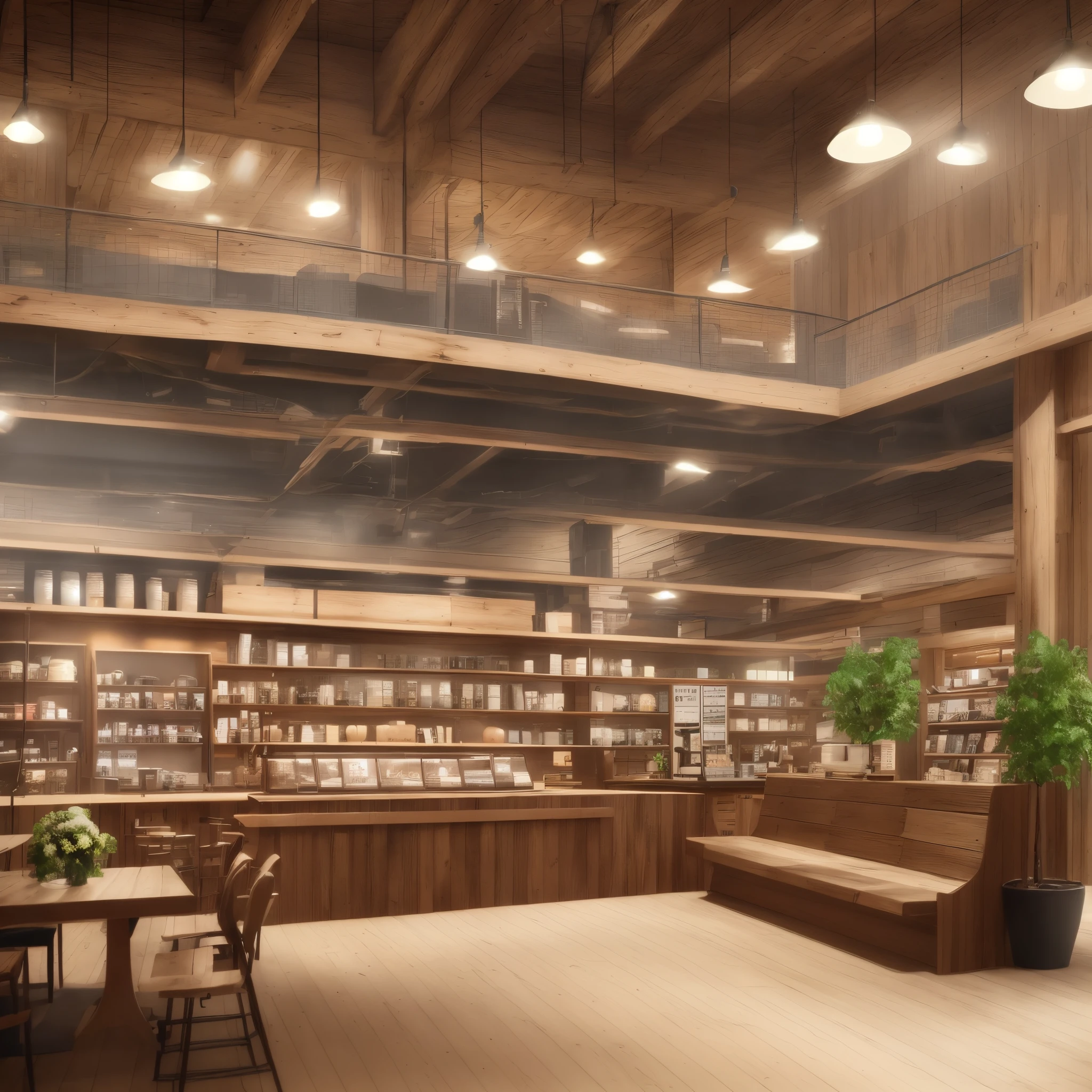 For your future retail space, envision a warm and inviting atmosphere with a Scandinavian and subtle steam punk touch.

1. Neutral Palette: neutral color palette and natural wood tones with a hint of dark blue accents. 

2. Open Shelving: Utilize open shelving for displaying handcrafted items

3. Mix of Textures: Integrate textures for seating areas, polished concrete floors, industrial, steam punk, and unfinished wood accents. This blend of textures adds a touch of rustic charm to the modern Scandinavian design.

4. Functional Layout: Optimize the 30ft x 80ft space and 10ft tall ceilings by creating distinct zones for different product categories. Consider a central area for clothing, surrounded by sections for health and beauty products, home goods, and artisanal foods. 

5. Subtle Plant Features

6. Minimalist signage

7. Local Art Displays: Showcase local artwork on the walls to celebrate the community and add a personal touch. 

8. Lounge Area: Create a comfortable lounge area with soft seating and perhaps a coffee table and eating area

9. **Soft Lighting**: Opt for soft, natural lighting.

By combining these elements, you can align with your retail vision of Scandinavian design with a steam punk, and rustic twist