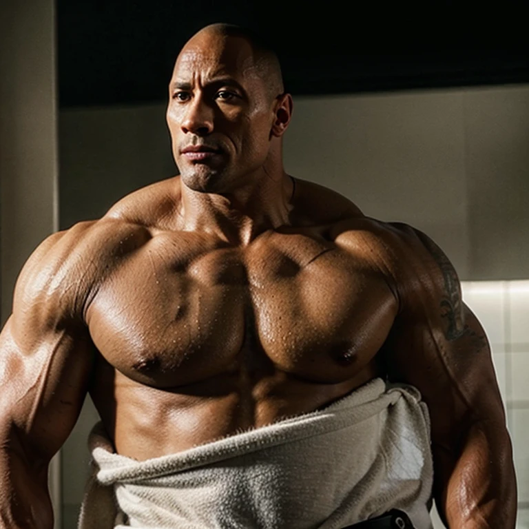 Dwayne johnson as russian