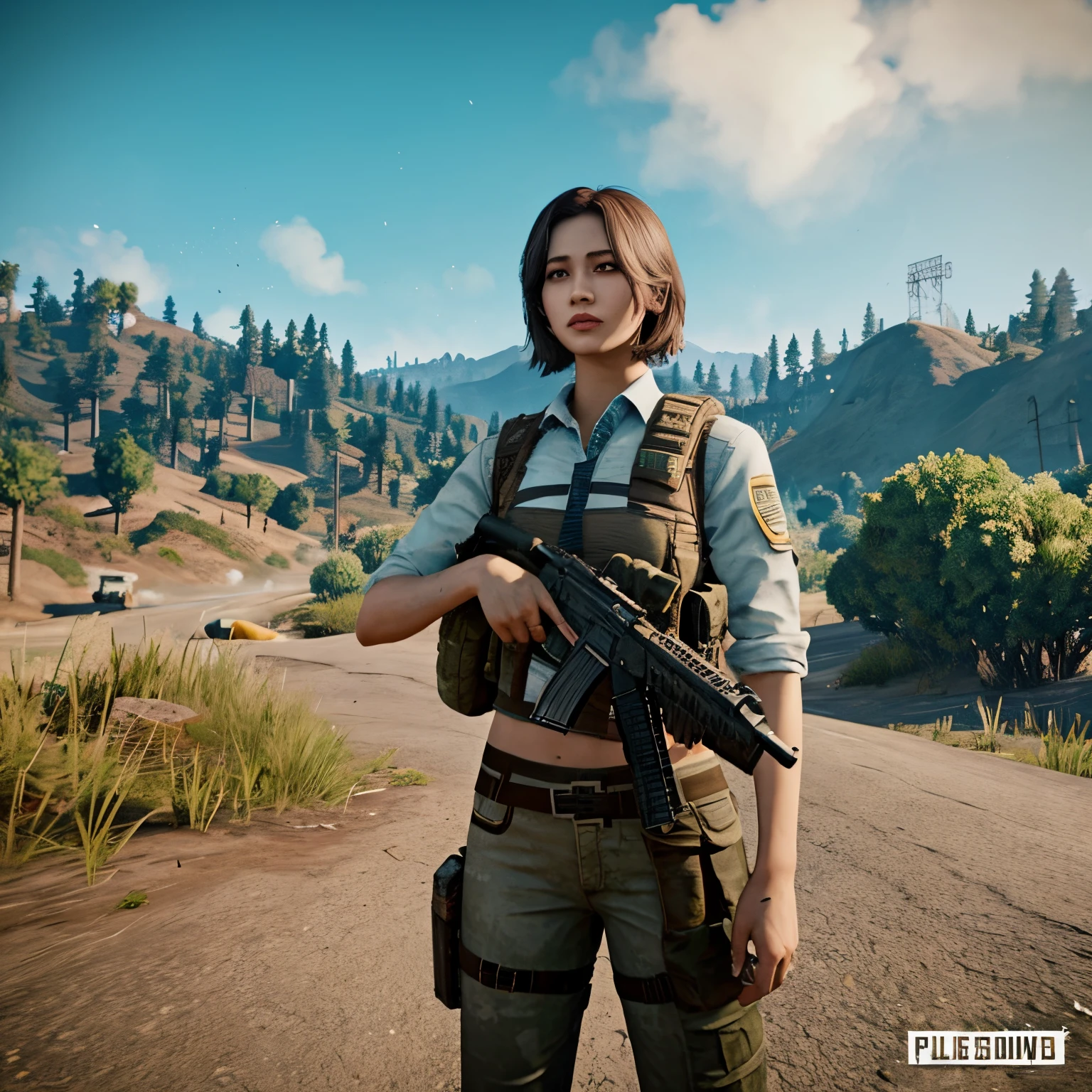 Pubg personagem mulher