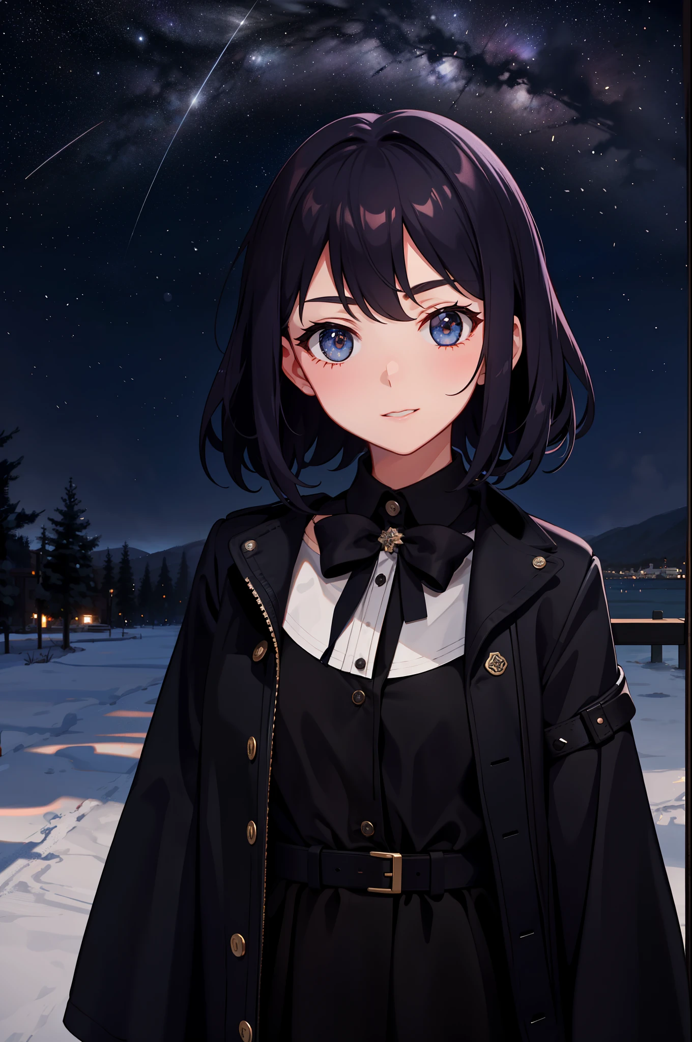 Girl under the stars