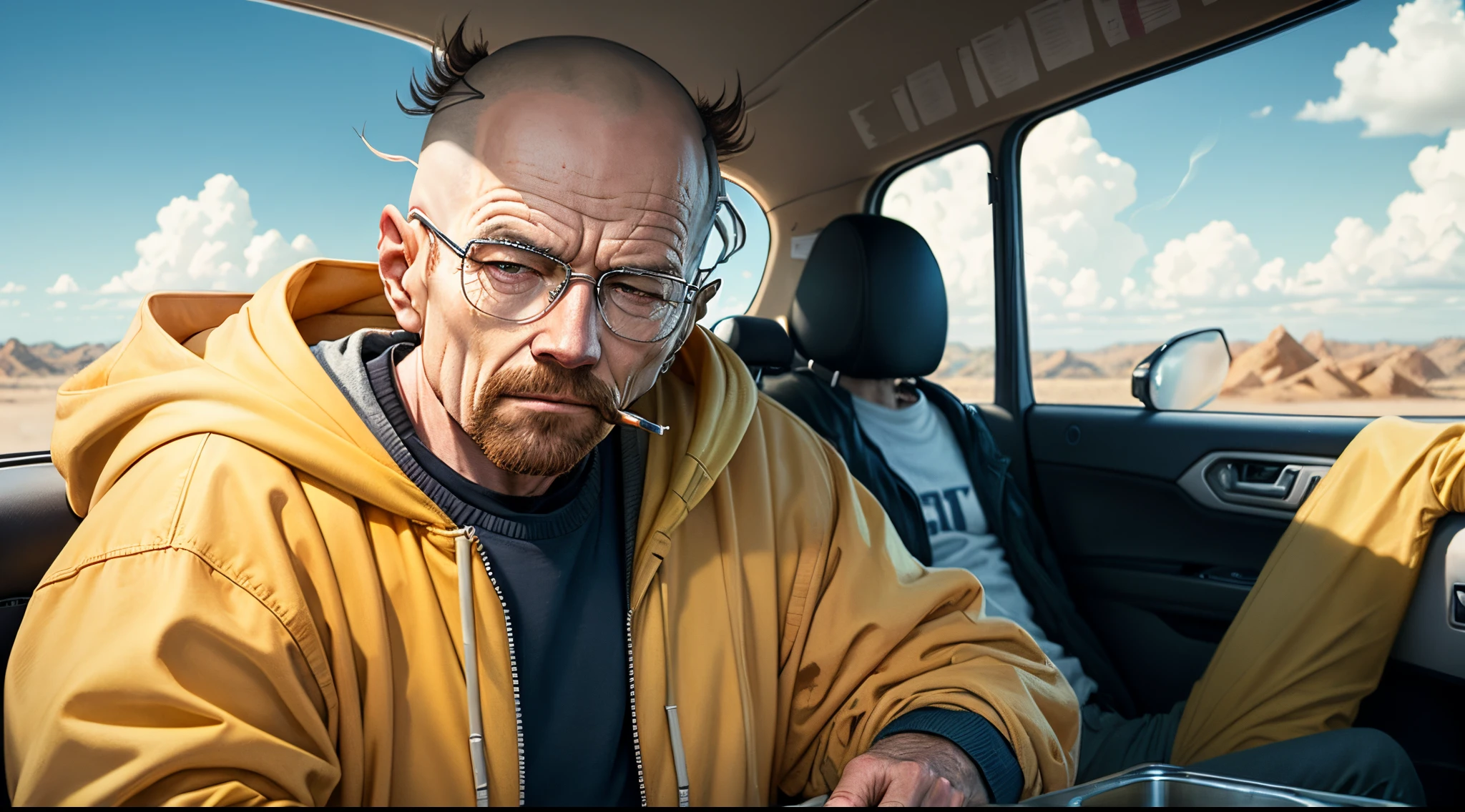 Breaking bad Walter white smoking crack realistic
