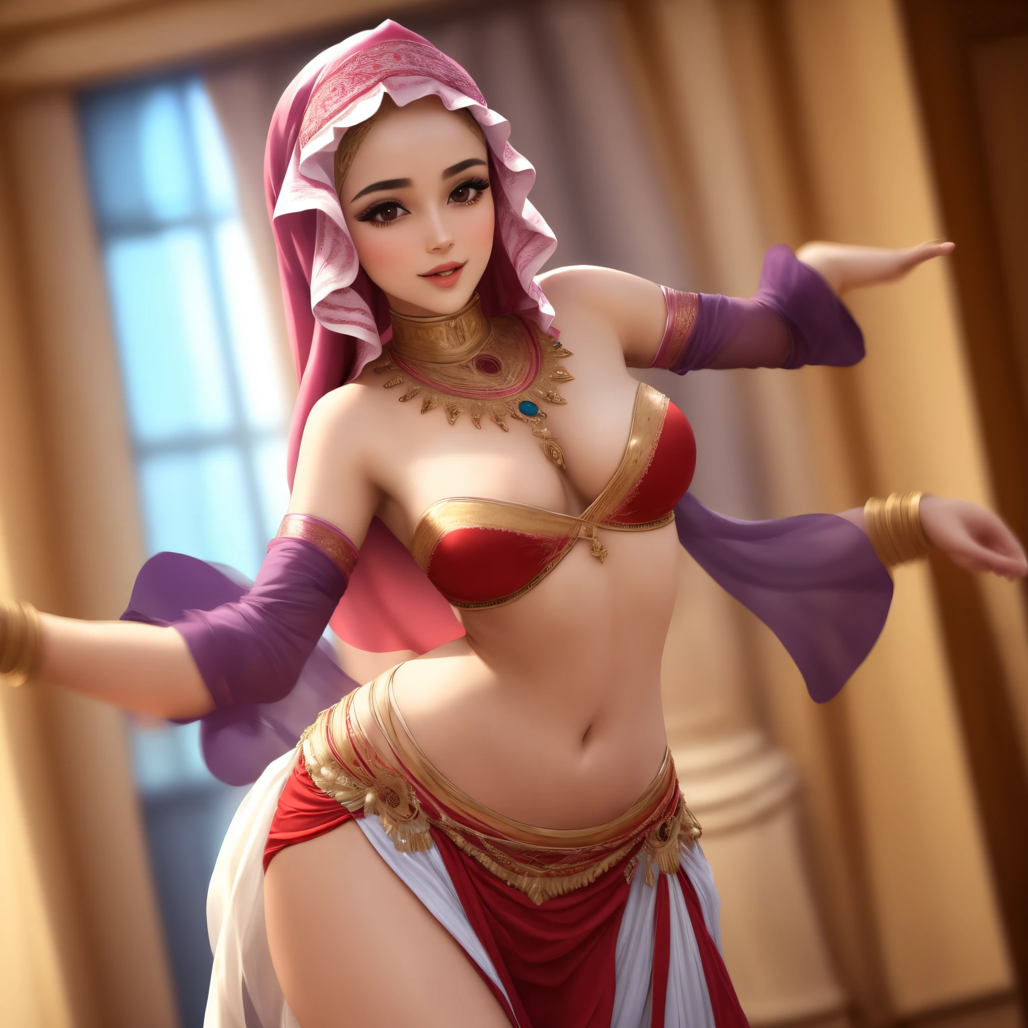 Femme arabe sexy danse