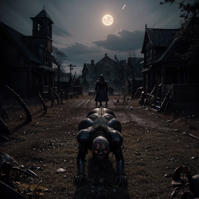 Darkness falls across the land
The midnight hour is close at hand
Creatures crawl in search of blood
To terrorize y'alls neighborhood
And whosoever shall be found
Without the soul for getting down
Must stand and face the hounds of hell
And rot inside a corpse's shell