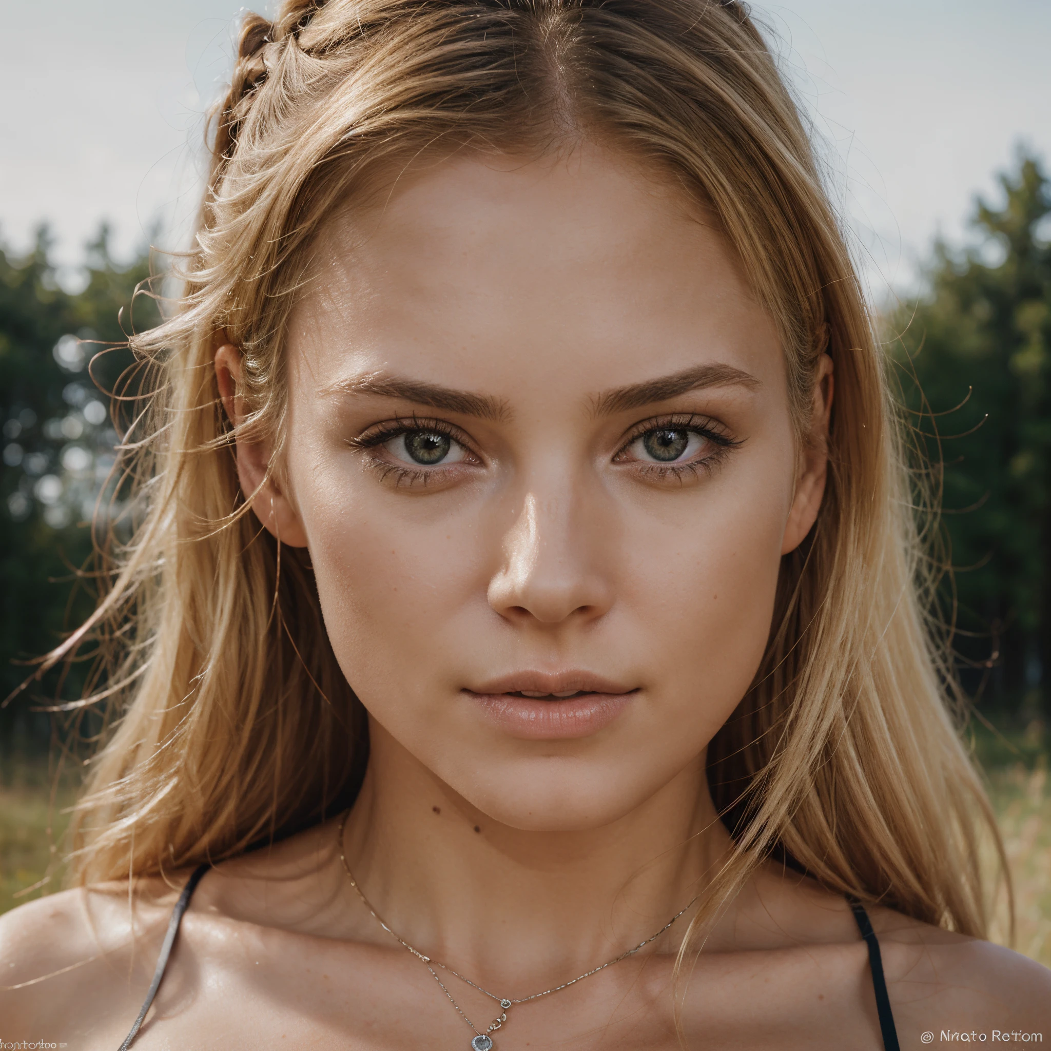 raw photo of beautiful blonde woman, nordic woman, photorealostic, ultra detailed, ultra realistic, portrait