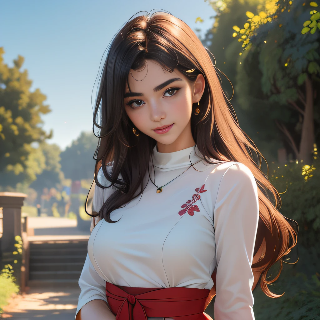 (extremely detailed 8K wallpaper:2), (photo:2), (24 years old Xuan Beautiful girl:2), (gives a lecture to friends:2), Detailed (Face & Eyes), (hyper realistic:1), (Highly detailed:1), (Epic Realistic:1), rim light, (Maximum details:1), Cosy, (body complet:1.3), (looking a viewer:2.0), (Attractive qualities of a woman:2), (attractive female:2), (Attractive:2), Smile, intelligence, sympathy, Grace, A sense of style, Fitness, Care, optimism, (sensitivity:2), frankness, Romantic gestures, playfulness, Fashion Sense, (sensuality:2), charm, modesty, Thoughtfulness, (femininity:1), flirtatiousness, warmth, (Physical Attractiveness:2), beautiful smile, Love of Life, Strength and power, Vulnerability, curiosity, wonder, Love, (Nature's prehistory:2), Kawaii, waifu, beautiful breasts, (attractive body:2), (handsome body:2), BEAUTIFUL POSE, attractive pose, (nice feet:1.0), (beautiful clothing:1), (Classic clothes:2), (elegant clothing:2), (European Clothing:2), detailed clothes, (upskirt:1), (blouse:1), (provocative pose)
