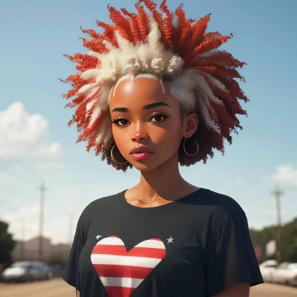 Femme afro-americainne