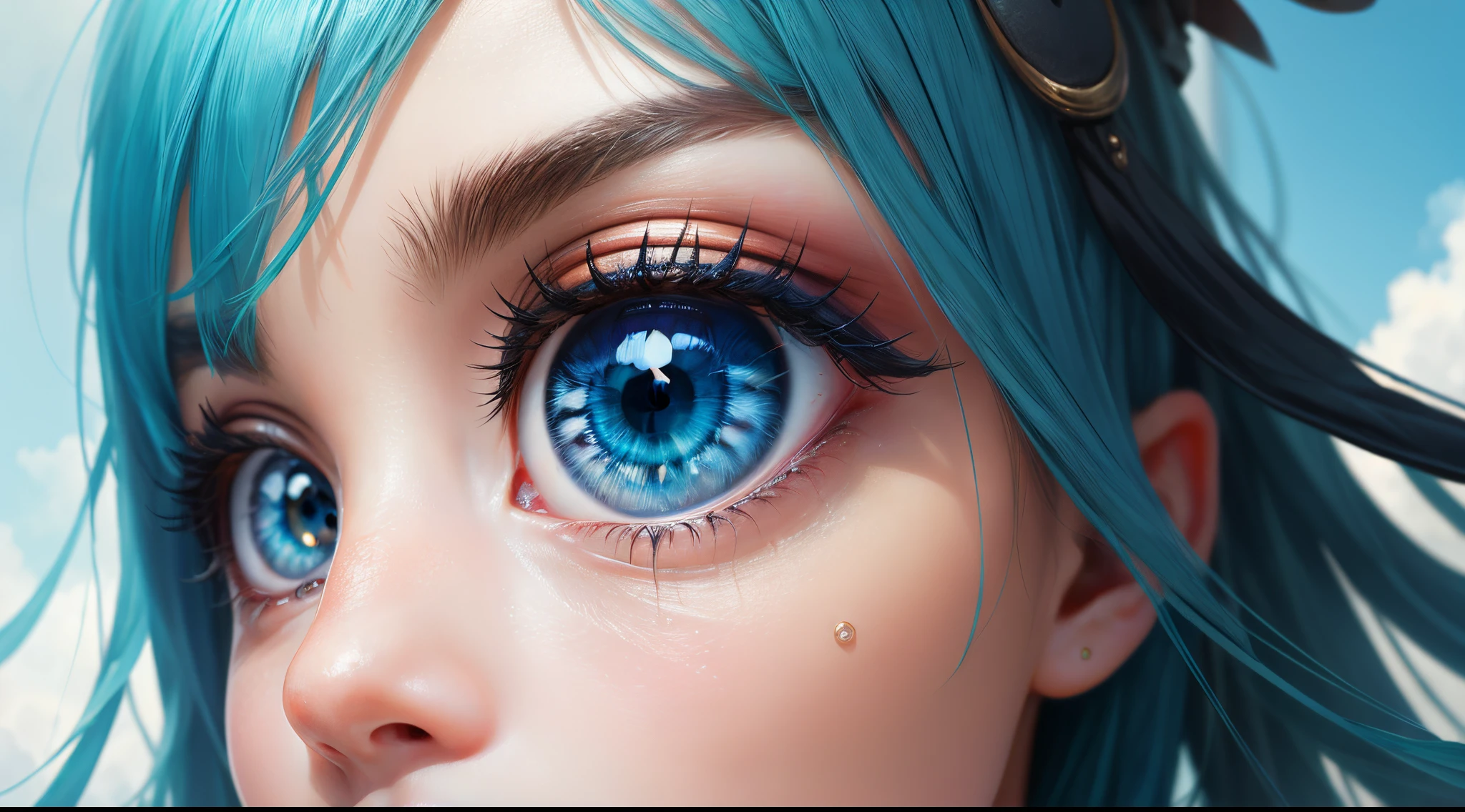 Blue eye high quality and good resolution