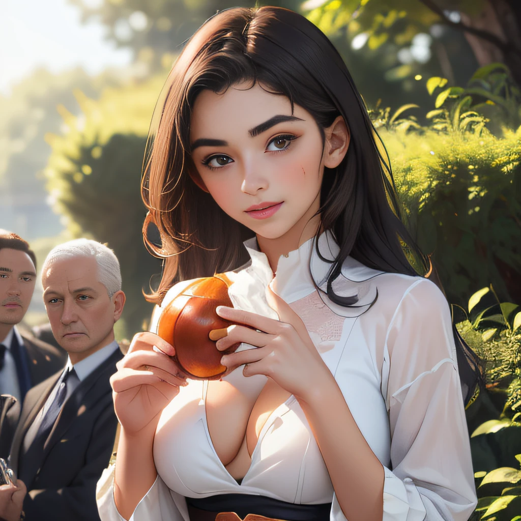 (extremely detailed 8K wallpaper:2), (photo:2), (22 years old Xuan Beautiful girl:2), (gives a lecture to friends:2), Detailed (Face & Eyes), (hyper realistic:1), (Highly detailed:1), (Epic Realistic:1), rim light, (Maximum details:1), Cosy, (body complet:1.3), (looking a viewer:2), (Attractive qualities of a woman:2), (attractive female:2), (Attractive:2), Smile, intelligence, sympathy, Grace, A sense of style, Fitness, Care, optimism, (sensitivity:2), frankness, Romantic gestures, playfulness, Fashion Sense, (sensuality:2), charm, modesty, Thoughtfulness, (femininity:1), flirtatiousness, warmth, (Physical Attractiveness:2), beautiful smile, Love of Life, Strength and power, Vulnerability, curiosity, wonder, Love, (Nature's prehistory:2), Kawaii, waifu, beautiful breasts, (attractive body:2), (handsome body:2), BEAUTIFUL POSE, attractive pose, (nice feet:1.0), (beautiful clothing:1), (Classic clothes:2), (elegant clothing:2), (European Clothing:2), detailed clothes, (upskirt:1), (blouse:1), (provocative pose)