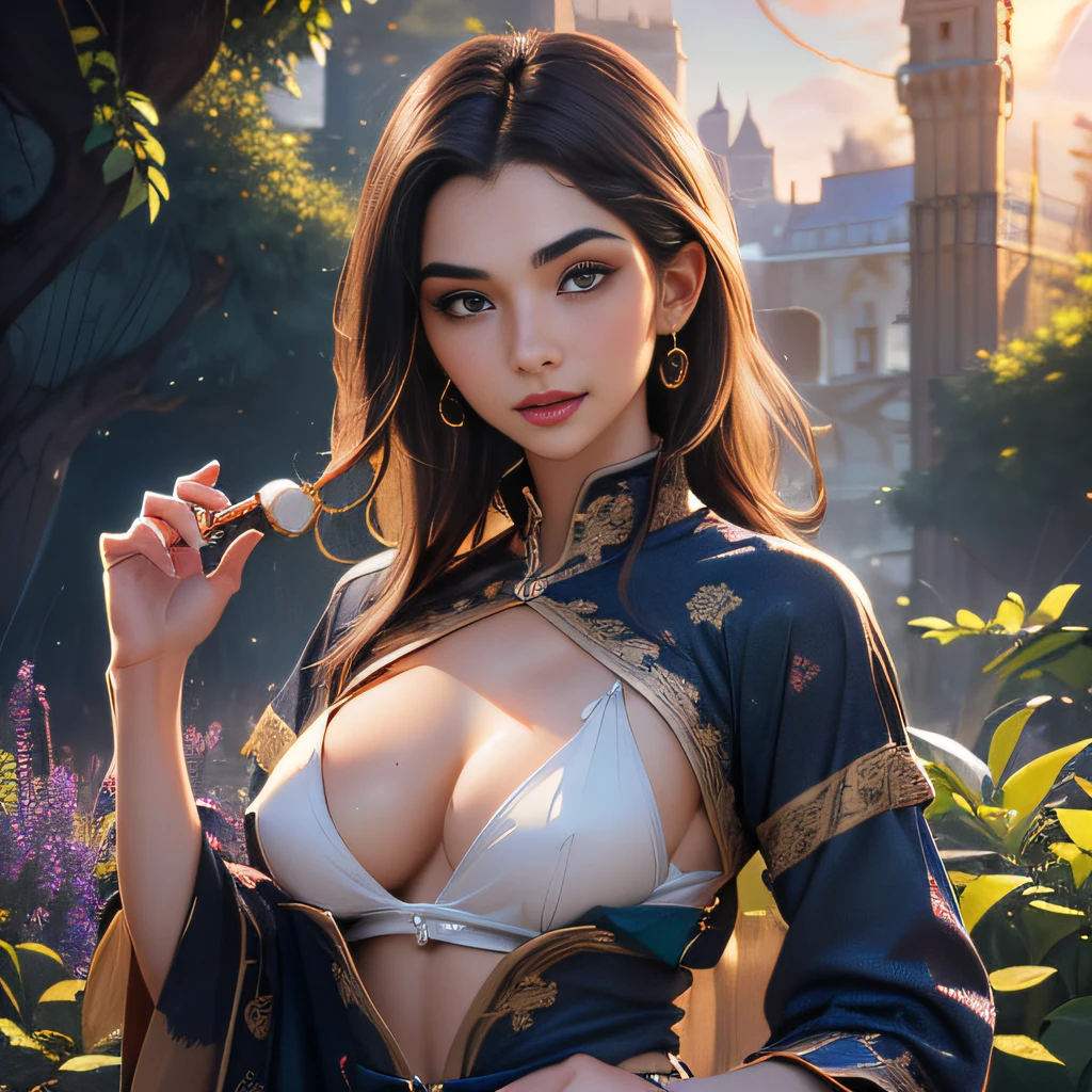 (extremely detailed 8K wallpaper:2), (photo:2), (22 years old Xuan Beautiful girl:2), (gives a lecture to friends:2), Detailed (Face & Eyes), (hyper realistic:1), (Highly detailed:1), (Epic Realistic:1), rim light, (Maximum details:1), Cosy, (body complet:1.3), (looking a viewer:2), (Attractive qualities of a woman:2), (attractive female:2), (Attractive:2), Smile, intelligence, sympathy, Grace, A sense of style, Fitness, Care, optimism, (sensitivity:2), frankness, Romantic gestures, playfulness, Fashion Sense, (sensuality:2), charm, modesty, Thoughtfulness, (femininity:1), flirtatiousness, warmth, (Physical Attractiveness:2), beautiful smile, Love of Life, Strength and power, Vulnerability, curiosity, wonder, Love, (Nature's prehistory:2), Kawaii, waifu, beautiful breasts, (attractive body:2), (handsome body:2), BEAUTIFUL POSE, attractive pose, (nice feet:1.0), (beautiful clothing:1), (Classic clothes:2), (elegant clothing:2), (European Clothing:2), detailed clothes, (upskirt:1), (blouse:1), (provocative pose)