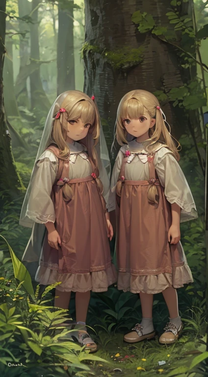3 elfen girls in the forrest