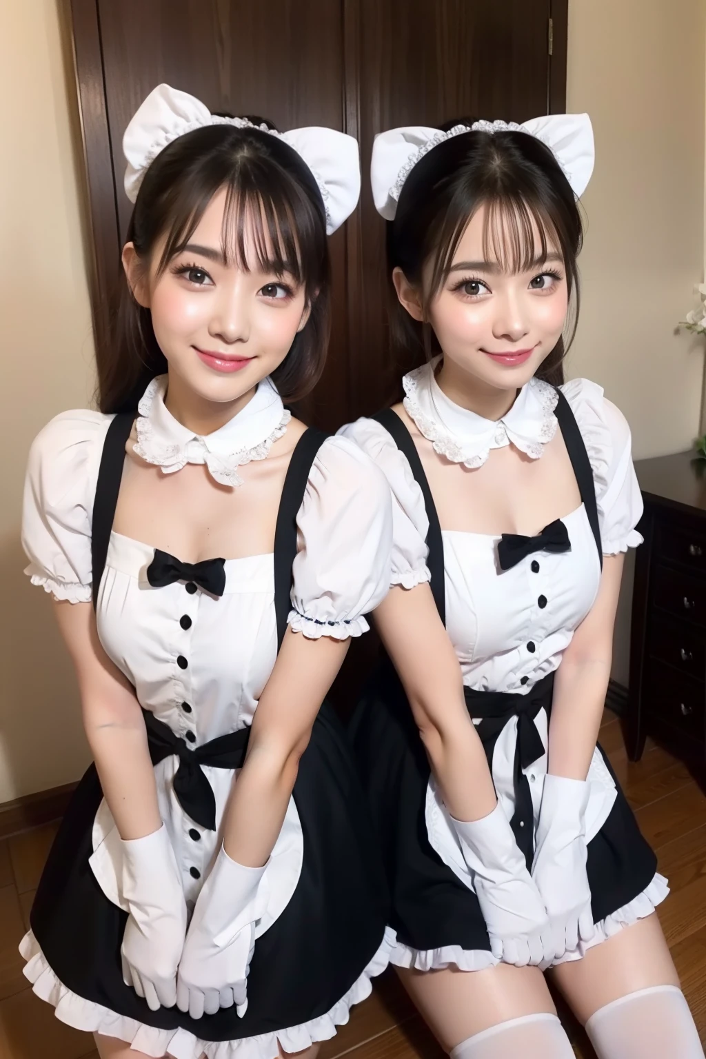 a beauty girl Maids エロ twinsies