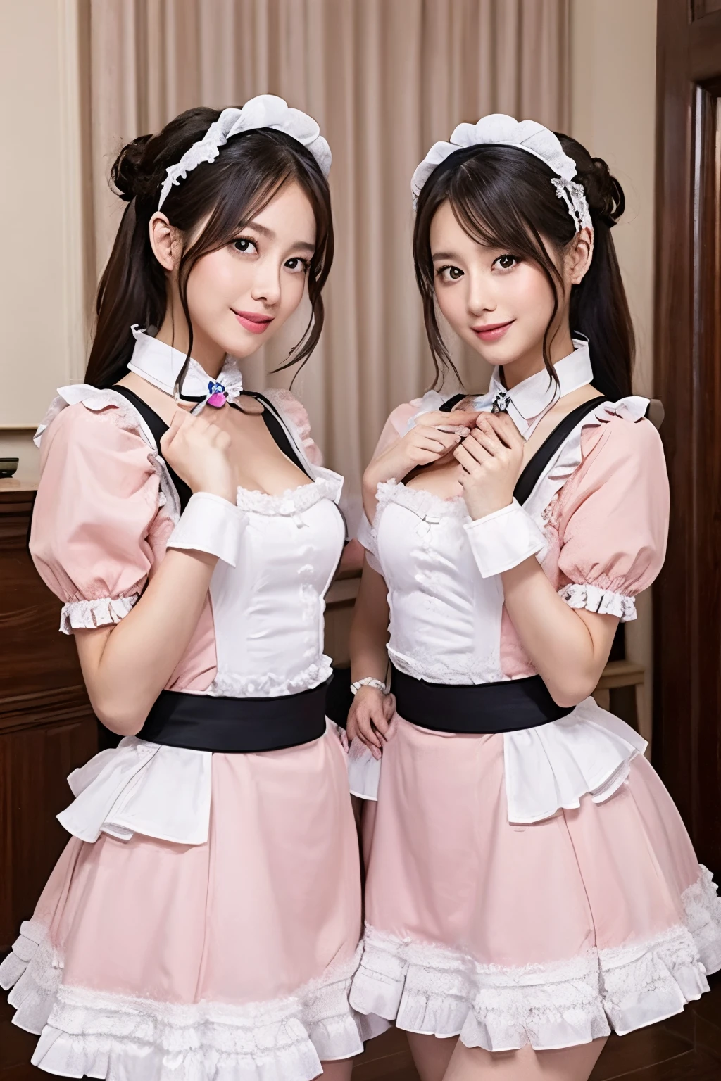 a beauty girl　Maids　エロ　twinsies