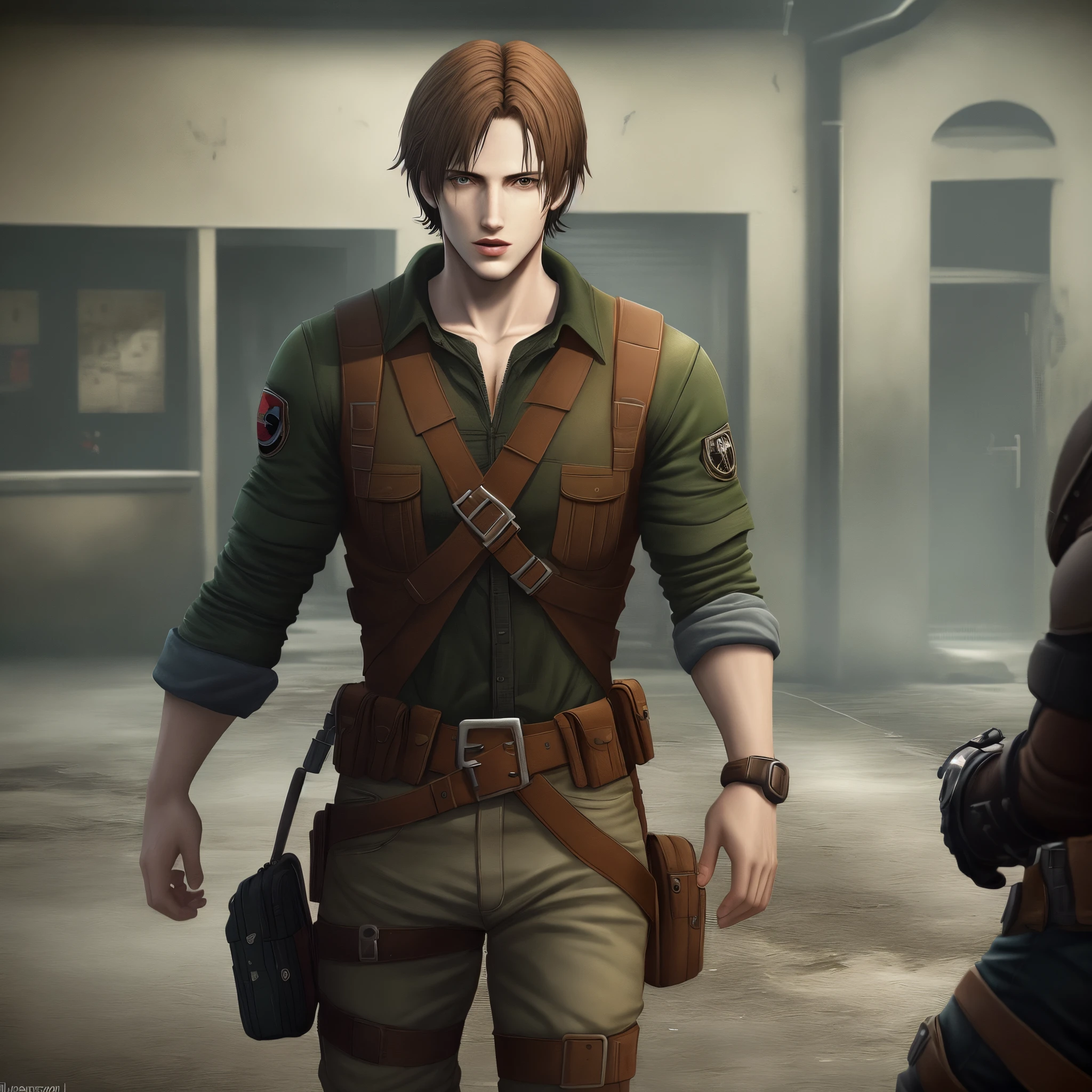 Resident evil 4 Leon em pixel