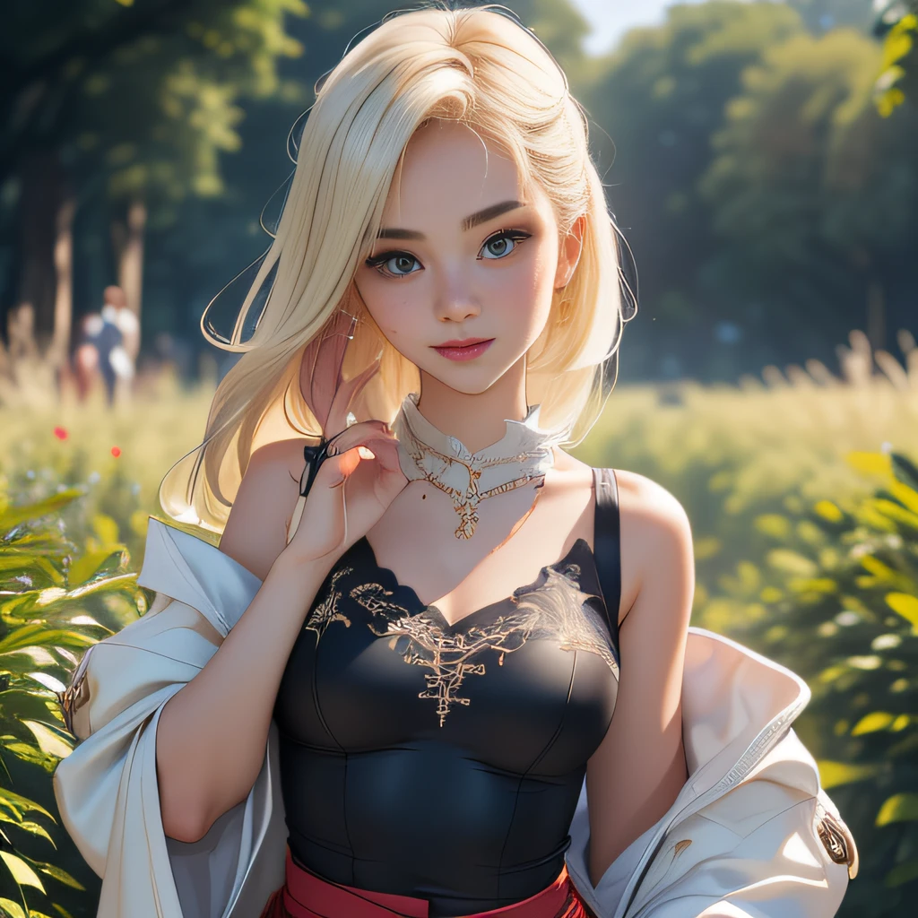 (extremely detailed 8K wallpaper:2), (photo:2), (24 years old Xuan Beautiful girl:2), (gives a lecture to friends:2), Detailed (Face & Eyes), (hyper realistic:1), (Highly detailed:1), (Epic Realistic:1), rim light, (Maximum details:1), Cosy, (body complet:1.3), (looking a viewer:2.0), (Attractive qualities of a woman:2), (attractive female:2), (Attractive:2), Smile, intelligence, sympathy, Grace, A sense of style, Fitness, Care, optimism, (sensitivity:2), frankness, Romantic gestures, playfulness, Fashion Sense, (sensuality:2), charm, modesty, Thoughtfulness, (femininity:1), flirtatiousness, warmth, (Physical Attractiveness:2), beautiful smile, Love of Life, Strength and power, Vulnerability, curiosity, wonder, Love, (Nature's prehistory:2), Kawaii, waifu, beautiful breasts, (attractive body:2), (handsome body:2), BEAUTIFUL POSE, attractive pose, (nice feet:1.0), (beautiful clothing:1), (Classic clothes:2), (elegant clothing:2), (European Clothing:2), detailed clothes, (upskirt:1), (blouse:1), (provocative pose)