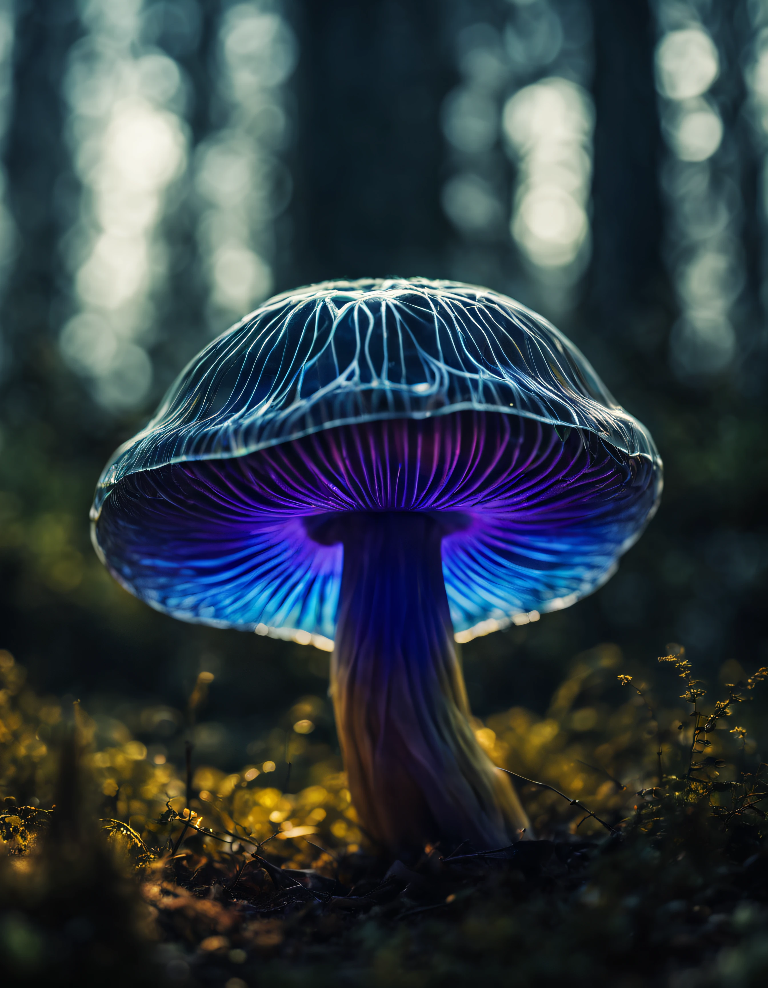 (The main mushroom made of transparent glass generates a large amount of lightning from inside..)、Mushrooms deformed by large amounts of smoke,((Mushroom shape is diamond cut)), The ridgeline is made up of ultra-fine lightning-shaped neon lines...、Polyhedron with metallic reflection、Mushroom stems are very delicate and thin.、It's about to break。...、(((、The inside of the mushroom appears to be filled with rainbow-colored smoke....)))、Mesmerizing surreal movie stills of Alice in Wonderland,、 magical dreamland bokeh background, A fascinating and eerie fantasy world, Illuminates dark shooting scenes with fantastic light。。。。, Otherworldly elements of a familiar story, ether wonderland, mystic atmosphere, Realism aesthetics of dark magic and dark fantasy, translucent bioluminescent material、Otherworldly luminescence、((born in another world、A strangely shaped poisonous mushroom that emits bewitching smoke.....,)) Ultra-realistic, (Voronoi pattern, depth of fields, (swirly bokeh:1.275), (Kodak Portra 400:0.875) :1.15), (Realistic and complex futuristic background,), (Turbulent Toxic Vapor:1.2, Magnificent surrealism, blue and white lighting, low key light:1.1), Notable masterpieces, celestial, Ethereal, epicd, Magical Light Flare, natural, Soft dreamy lighting, ((Warm Yellow and Deep Carbon:0.7), (Cinematic Look:1.15):1.15)、The inside of the mushroom seems to be filled with rainbow-colored smoke...