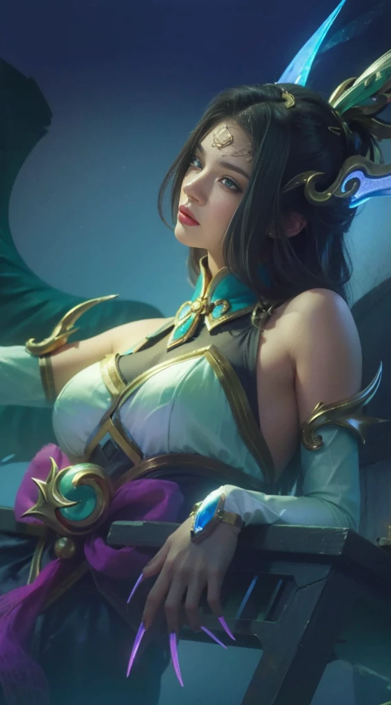 (8k, 4k, best quality, highres:1.2), (maasterpiece, realistic, photo realistic:1.37), 1girl, solo, beautiful face, eyelashes, nose, glossy lips, (detailed eyes, looking at viewer, fair skin, white skin:1.5), fine complexion, upper body, large breasts, busty,, (:1.5), outdoor onsen, two side up, absurdly long hair, blonde hair, pink hair, bangs, hair ornament, bow, younger, aged down