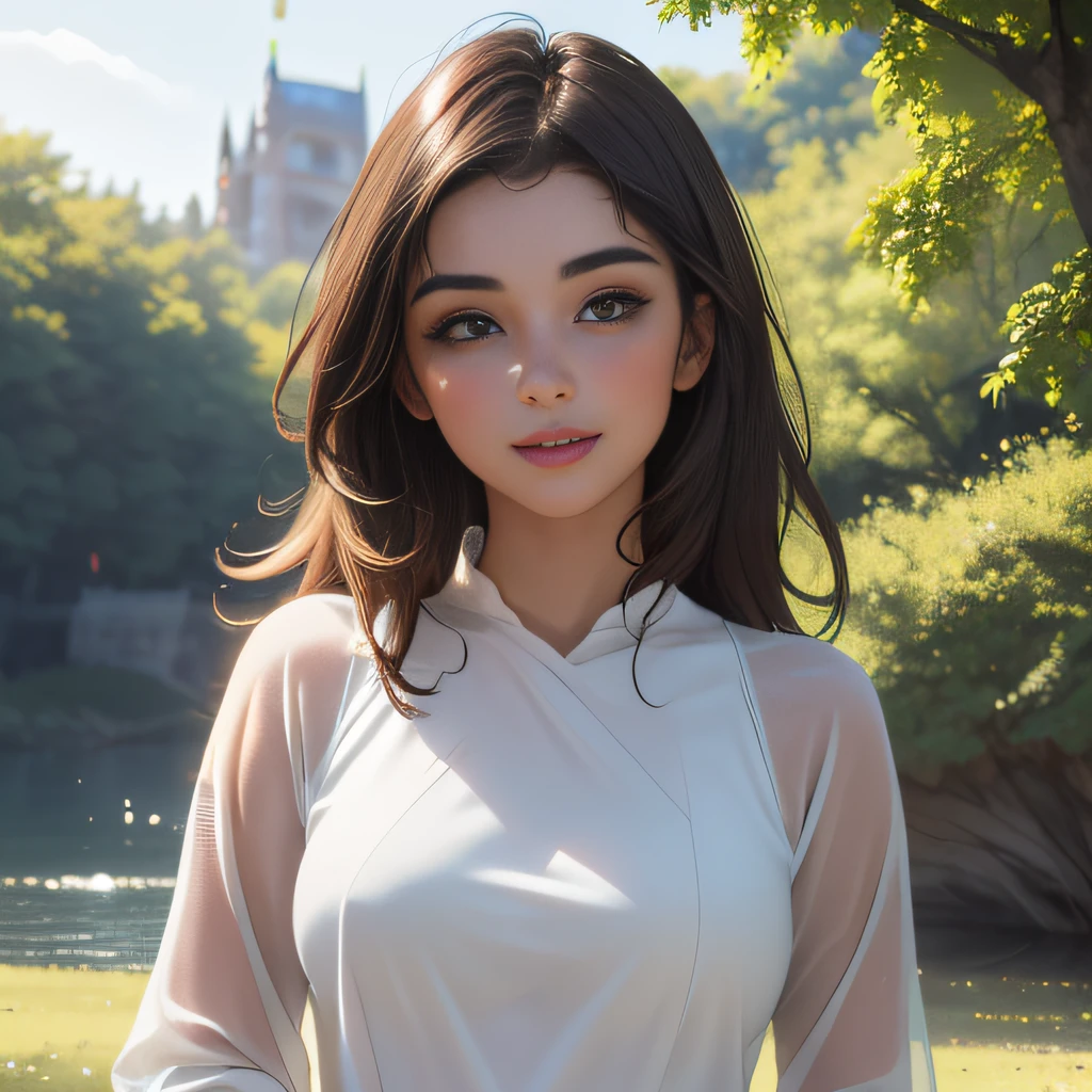 (extremely detailed 8K wallpaper:2), (photo:2), (26 years old Xuan Beautiful girl:2), (gives a lecture to friends:2), Detailed (Face & Eyes), (hyper realistic:1), (Highly detailed:1), (Epic Realistic:1), rim light, (Maximum details:1), Cosy, (body complet:1.3), (looking a viewer:2), (Attractive qualities of a woman:2), (attractive female:2), (Attractive:2), Smile, intelligence, sympathy, Grace, A sense of style, Fitness, Care, optimism, (sensitivity:2), frankness, Romantic gestures, playfulness, Fashion Sense, (sensuality:2), charm, modesty, Thoughtfulness, (femininity:1), flirtatiousness, warmth, (Physical Attractiveness:2), beautiful smile, Love of Life, Strength and power, Vulnerability, curiosity, wonder, Love, (Nature's prehistory:2), Kawaii, waifu, beautiful breasts, (attractive body:2), (handsome body:2), BEAUTIFUL POSE, attractive pose, (nice feet:1.0), (beautiful clothing:1), (Classic clothes:2), (elegant clothing:2), (European Clothing:2), detailed clothes, (upskirt:1), (blouse:1), (provocative pose)