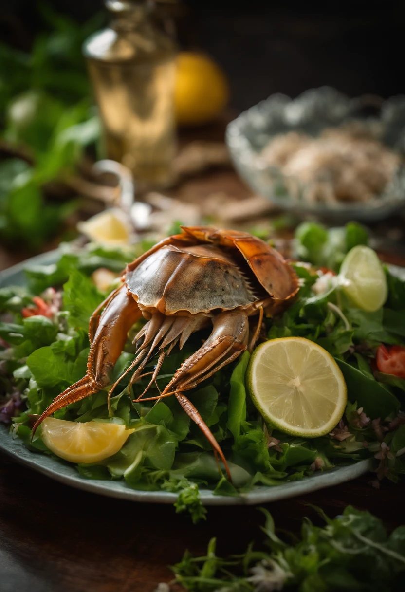 Thai bouquet horseshoe crab salad