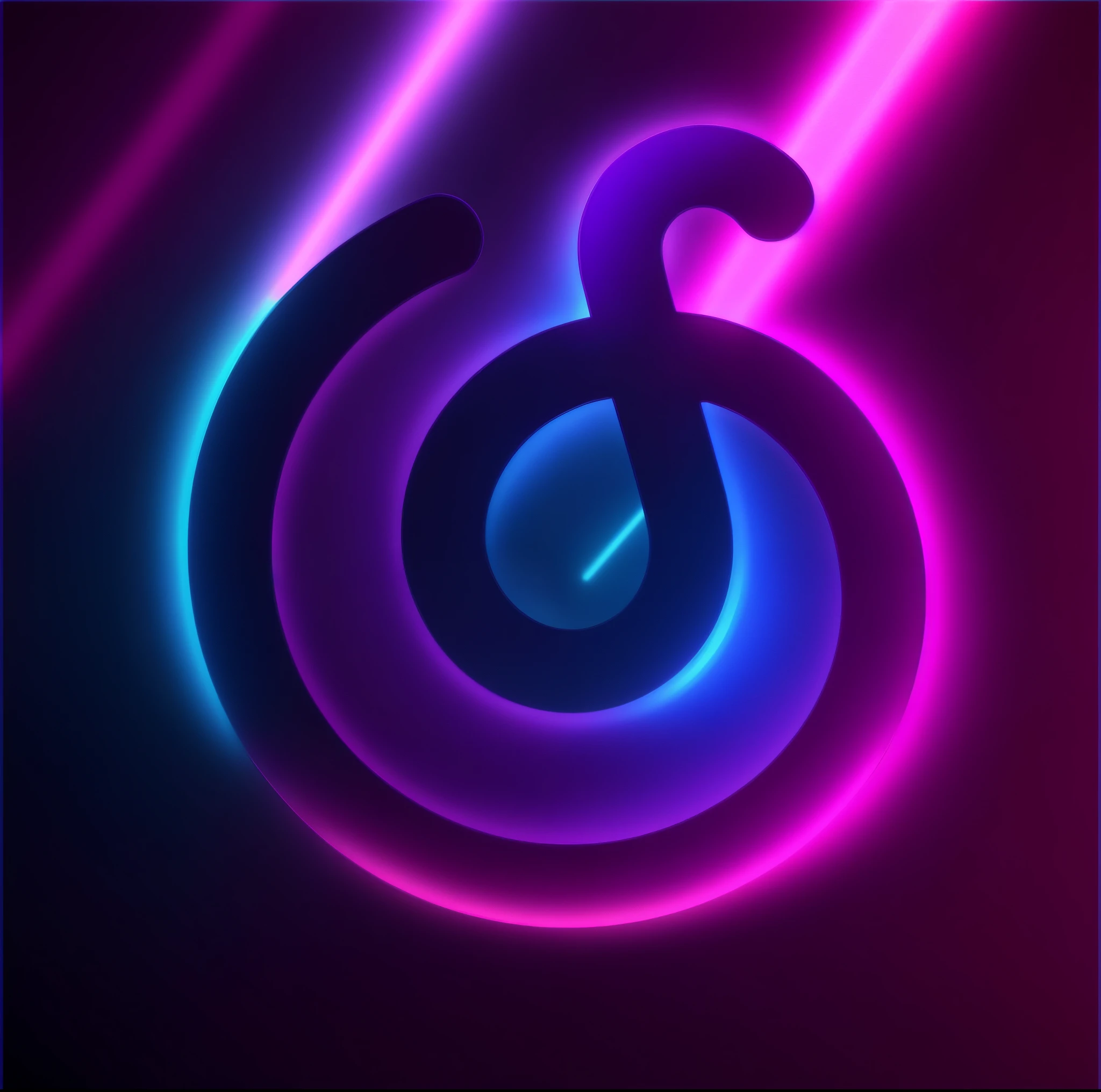 Cyberpunk neon lights,Blue, purple and pink tones,luminous energy