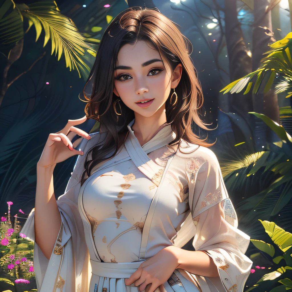 (extremely detailed 8K wallpaper:2), (photo:2), (22 years old Xuan Beautiful girl:2), (gives a lecture to friends:2), Detailed (Face & Eyes), (hyper realistic:1), (Highly detailed:1), (Epic Realistic:1), rim light, (Maximum details:1), Cosy, (body complet:1.3), (looking a viewer:2), (Attractive qualities of a woman:2), (attractive female:2), (Attractive:2), Smile, intelligence, sympathy, Grace, A sense of style, Fitness, Care, optimism, (sensitivity:2), frankness, Romantic gestures, playfulness, Fashion Sense, (sensuality:2), charm, modesty, Thoughtfulness, (femininity:1), flirtatiousness, warmth, (Physical Attractiveness:2), beautiful smile, Love of Life, Strength and power, Vulnerability, curiosity, wonder, Love, (Nature's prehistory:2), Kawaii, waifu, beautiful breasts, (attractive body:2), (handsome body:2), BEAUTIFUL POSE, attractive pose, (nice feet:1.0), (beautiful clothing:1), (Classic clothes:2), (elegant clothing:2), (European Clothing:2), detailed clothes, (upskirt:1), (blouse:1), (provocative pose)