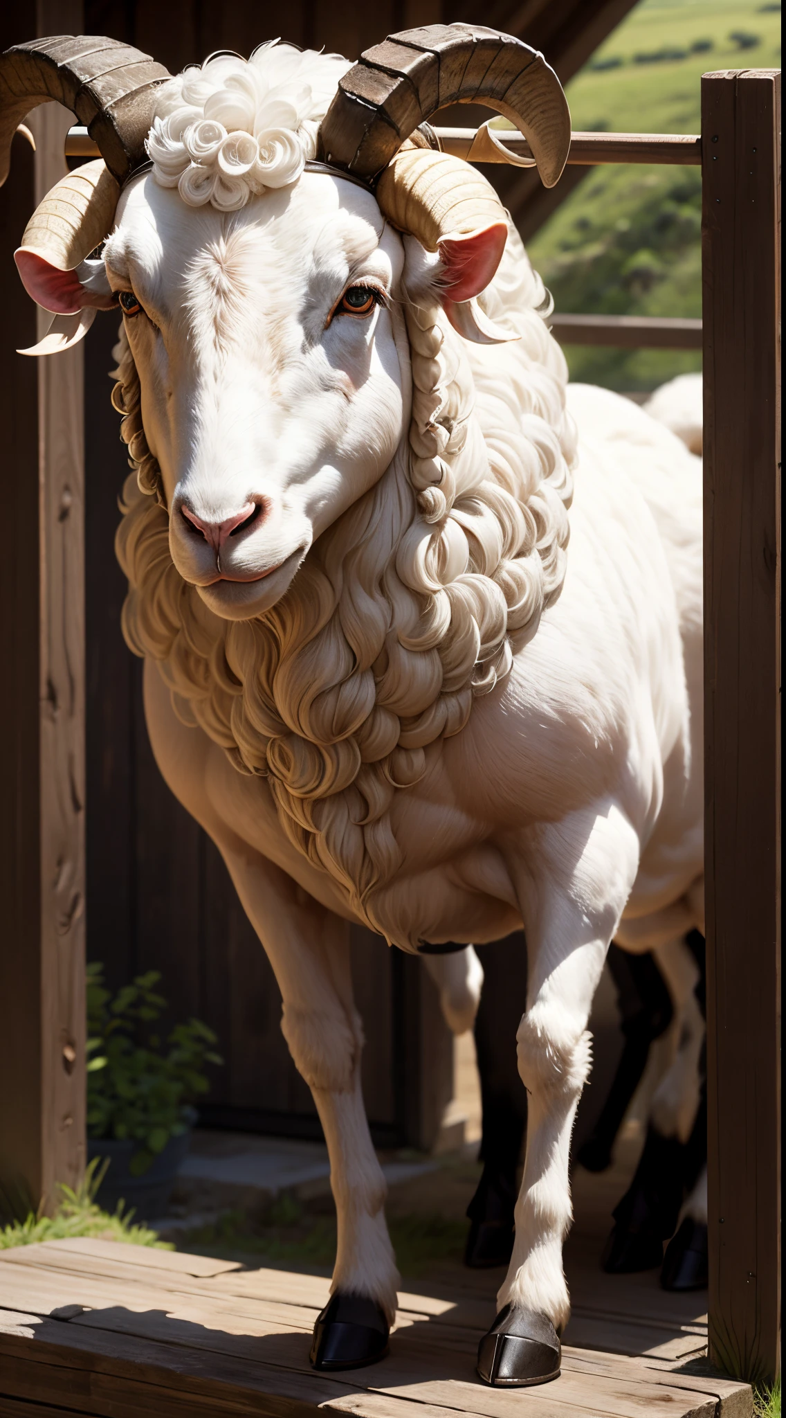 Muscle tissue，Beautiful sheep and goats