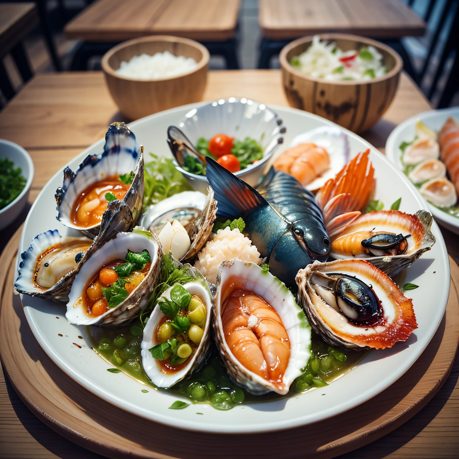 vessels、the ocean、fisherman、Various seafood、Oysters --auto --s2