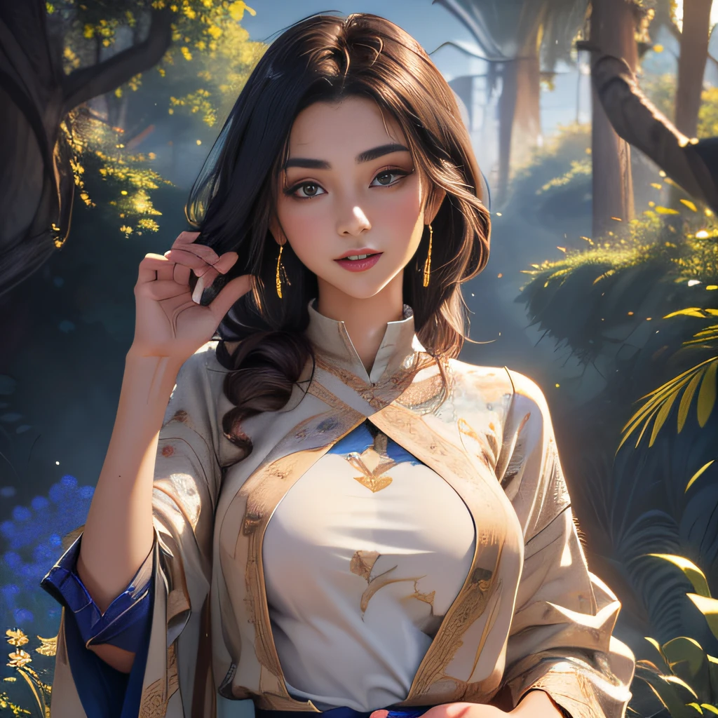 (extremely detailed 8K wallpaper:2), (photo:2), (22 years old Xuan Beautiful girl:2), (gives a lecture to friends:2), Detailed (Face & Eyes), (hyper realistic:1), (Highly detailed:1), (Epic Realistic:1), rim light, (Maximum details:1), Cosy, (body complet:1.3), (looking a viewer:2), (Attractive qualities of a woman:2), (attractive female:2), (Attractive:2), Smile, intelligence, sympathy, Grace, A sense of style, Fitness, Care, optimism, (sensitivity:2), frankness, Romantic gestures, playfulness, Fashion Sense, (sensuality:2), charm, modesty, Thoughtfulness, (femininity:1), flirtatiousness, warmth, (Physical Attractiveness:2), beautiful smile, Love of Life, Strength and power, Vulnerability, curiosity, wonder, Love, (Nature's prehistory:2), Kawaii, waifu, beautiful breasts, (attractive body:2), (handsome body:2), BEAUTIFUL POSE, attractive pose, (nice feet:1.0), (beautiful clothing:1), (Classic clothes:2), (elegant clothing:2), (European Clothing:2), detailed clothes, (upskirt:1), (blouse:1), (provocative pose)