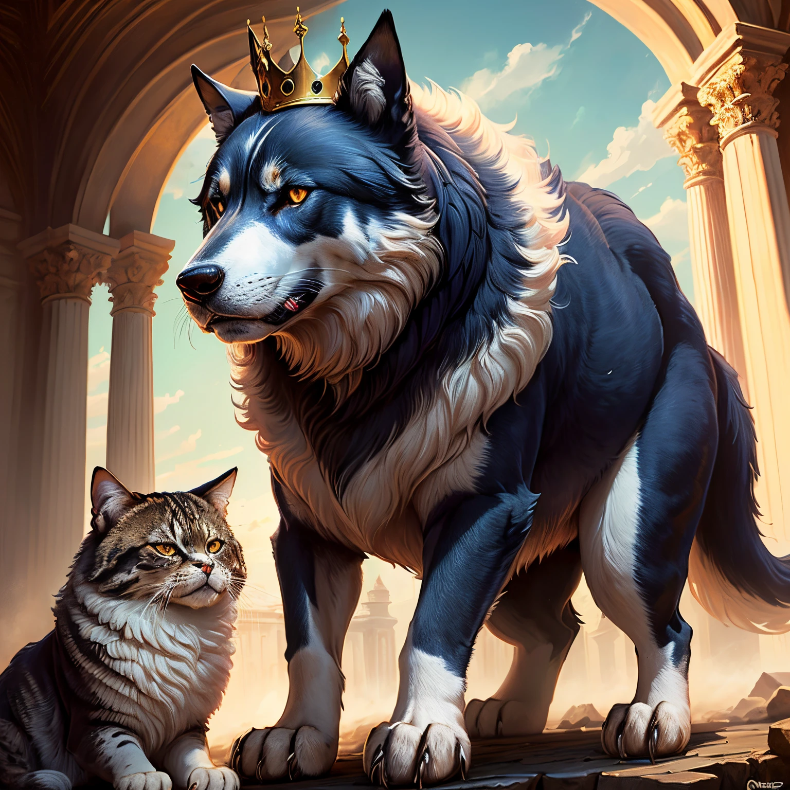 The king of beasts who rules over 101 dogs.