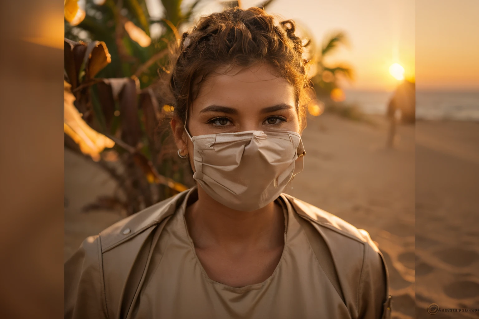 Change this boctle background to a dune sunset professional product photography