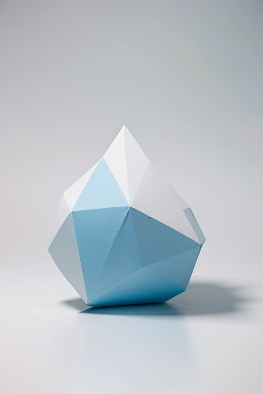 The three-dimensional paper medium should have a three-dimensional sense and abstract complexity.
