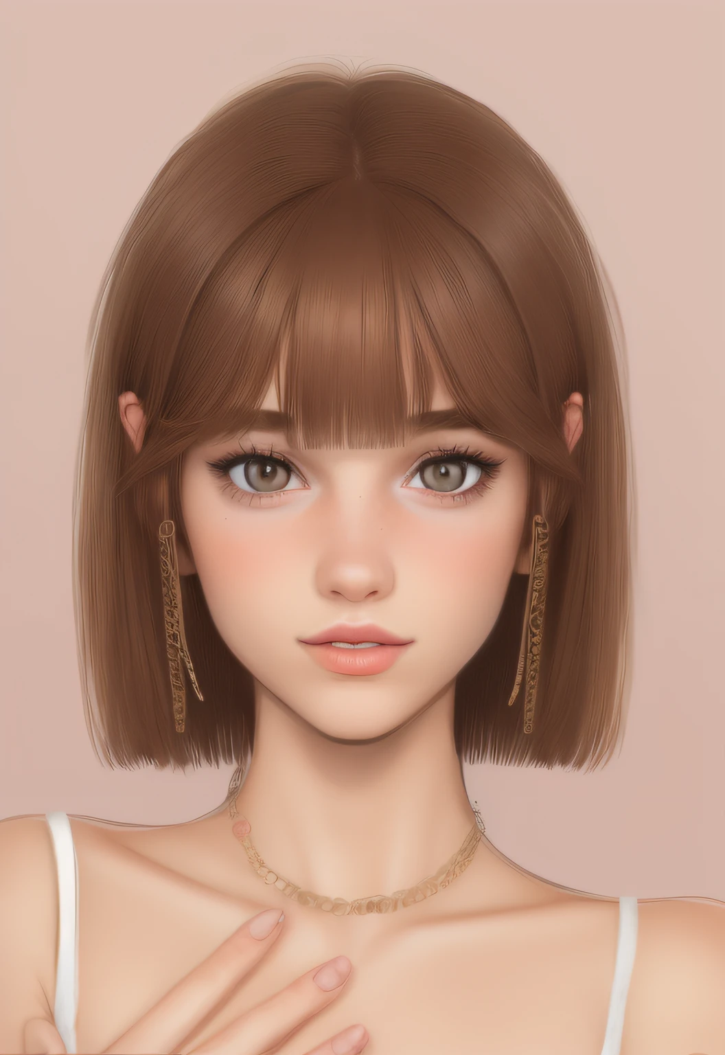 girl 25 year old, brown hair