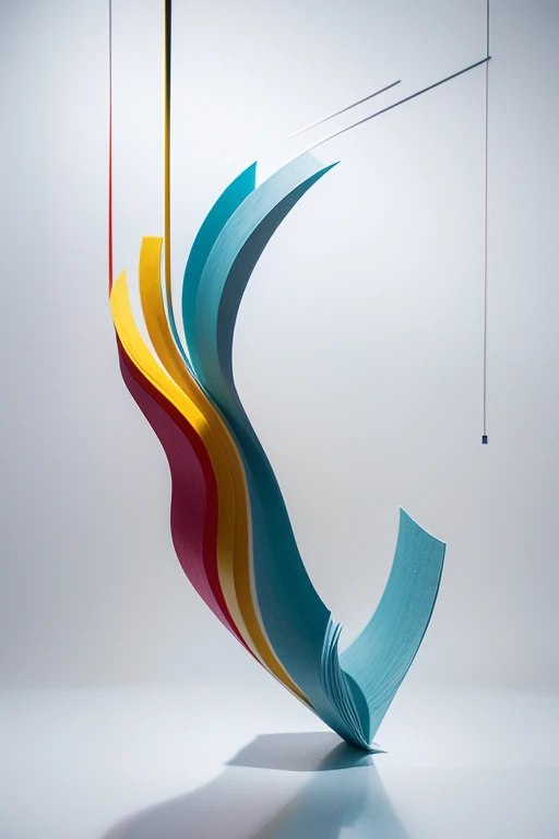 (best quality,3D,paper medium,sculptural:1.2),abstract,three-dimensional,texture,depth,vibrant colors,paper folds and creases,light and shadow,organic shapes,subtle gradients,contrasting patterns,geometric elements,layered composition,play of light and shade,abstract forms,illusion of depth,sensory exploration,visual richness,interactive experience,unique visual language,creative expression,narrative ambiguity,multi-dimensional perspective,mixed media,physical presence,tactile sensation,dynamic energy,transformative effects,sophisticated craftsmanship,fluidity,innovative design,expressive textures,unexpected juxtapositions,surrealistic elements,visually captivating,masterful composition,mind-bending geometry,intimate relationship between form and space,magical interplay of colors,immersive experience,paper sculpture