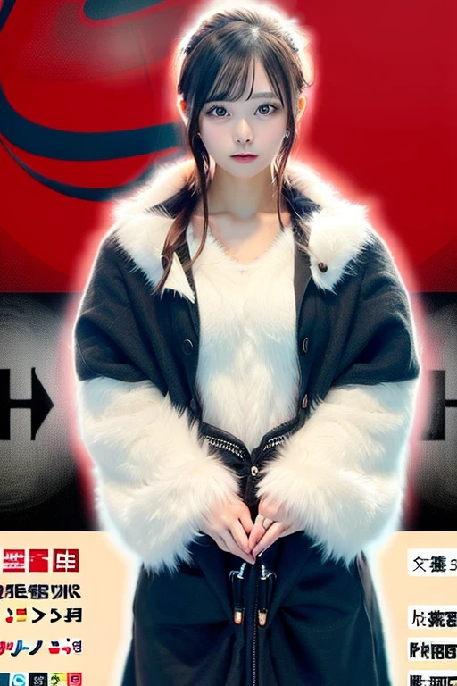 high-level image quality、A dark-haired、(((No background)))、a beauty girl、japanes、tatteredclothing