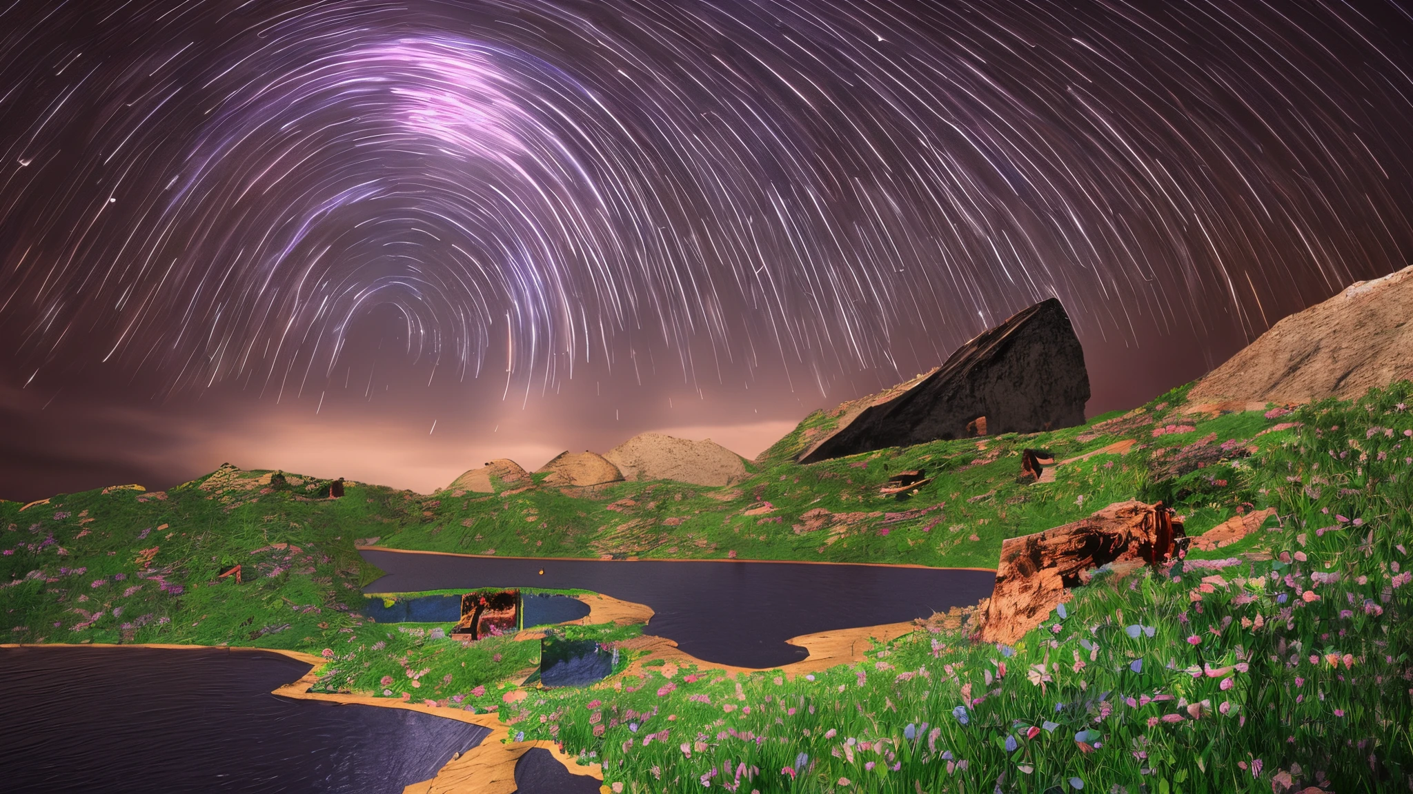 Utopian Worlds, photorealistic, starrylight --auto --s2