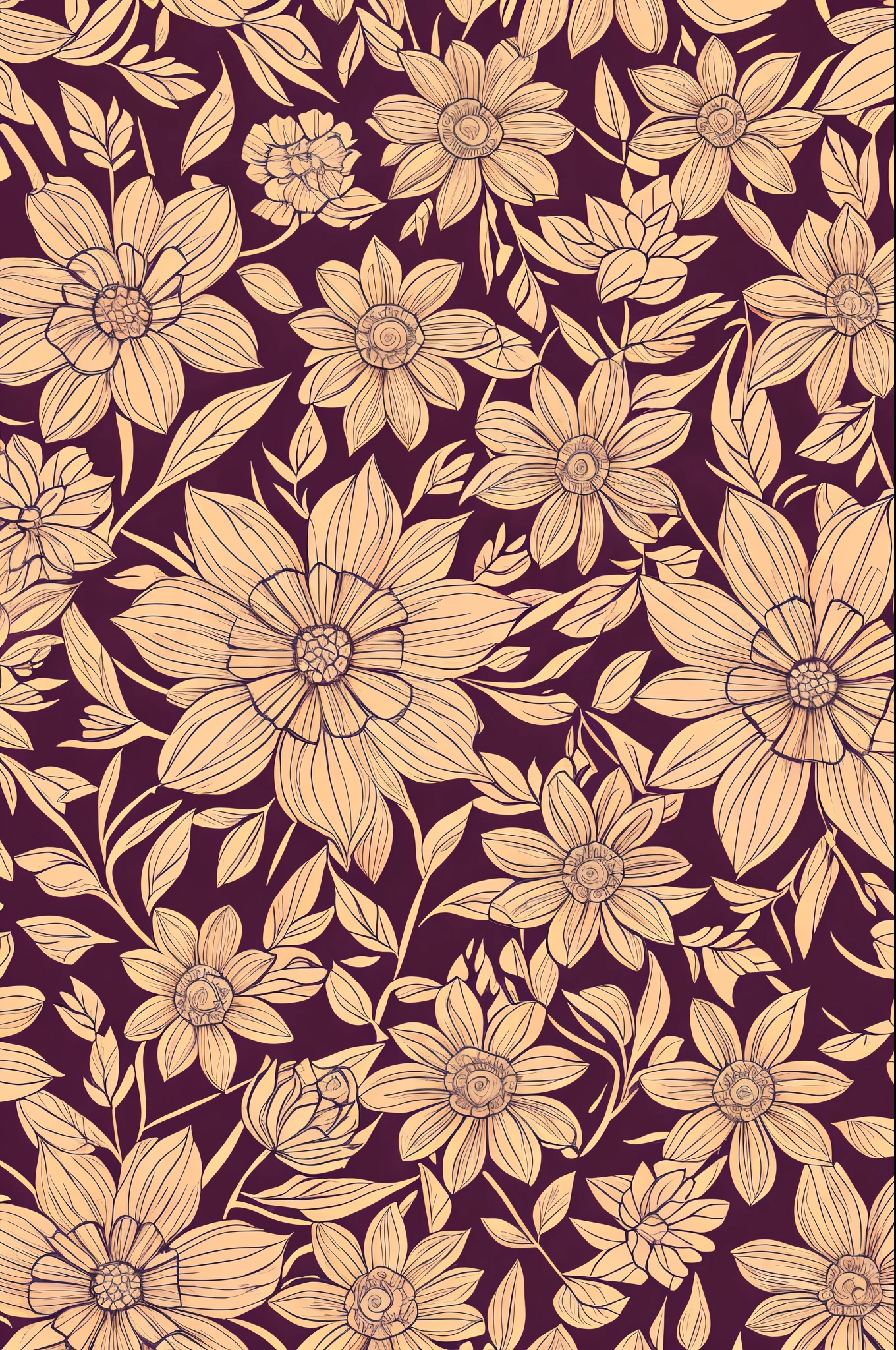 nuetral color flowers, digital paper, pattern, high resolution --auto --s2