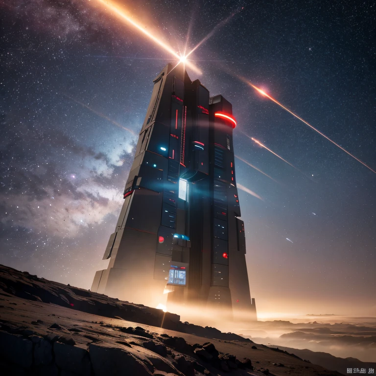 Mohe alluvial plain in Yuexing Rift Valley area,Rock sugar agate nuclear power command armed helicopter black gold cruiser tower snow red marble luminous space station. 1:3 Models,starrysky,Cyberpunk art of a,Rembrandt light,Detail portrayal,macro shot,surface reflection,High definition details,dingdall effect,Light and shadow intensification,The light shines,particle effect,3D modeling,Surface reflected light,detail-rich,fine texture,strong visual impact,hyper-detailing,A high resolution,high saturated,ray traycing,light and shadow effect,32K smooth,A high resolution