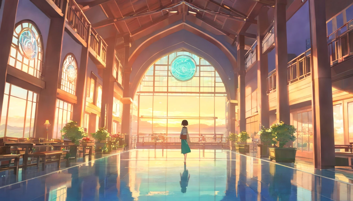 (masterpiece, best quality), depictions of a utopian world, magnificent architecture, otherwordly, peaceful