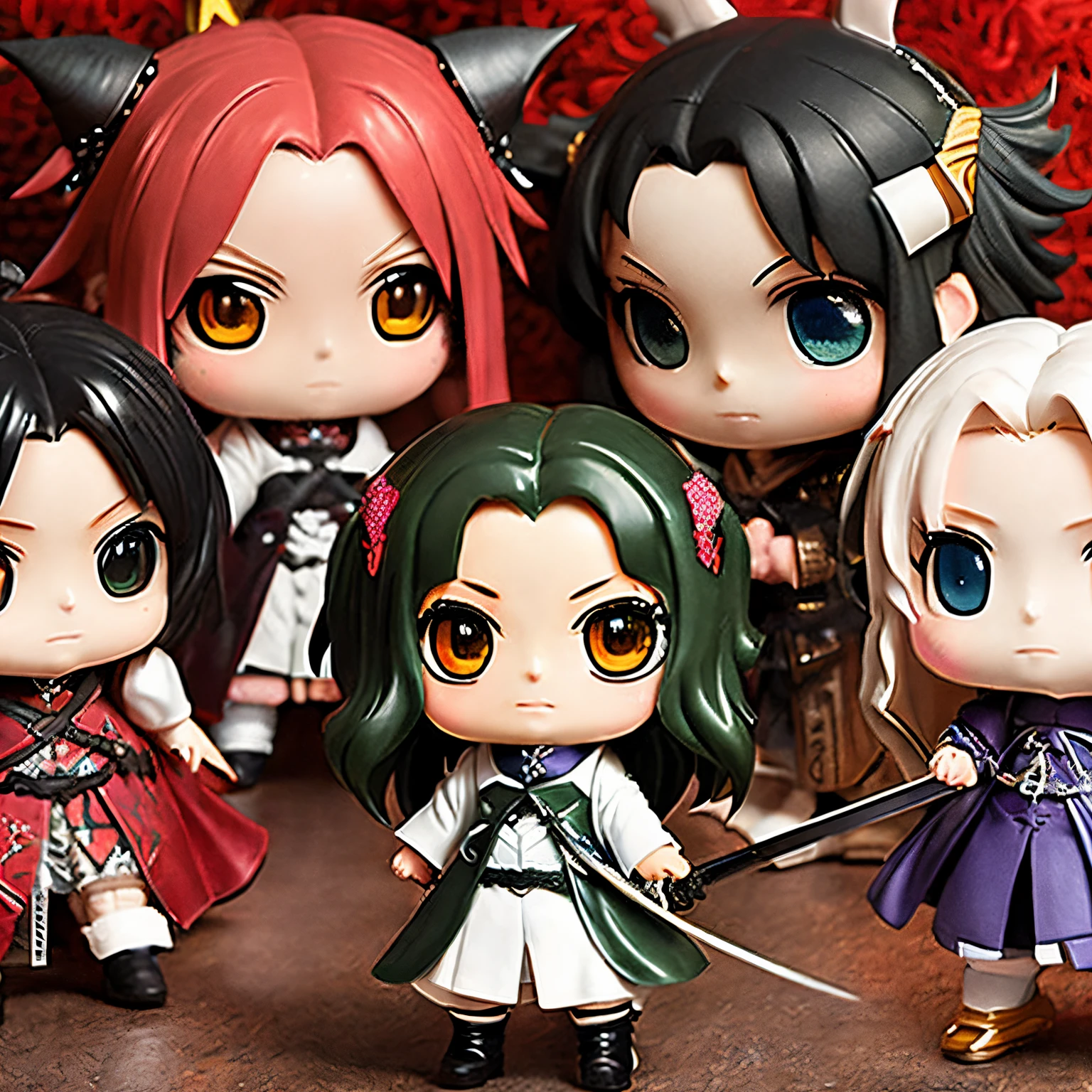 ​masterpiece、top-quality、ultra-detailliert、(Chibi Chara's Daughter:1.2)、Demon Slayer