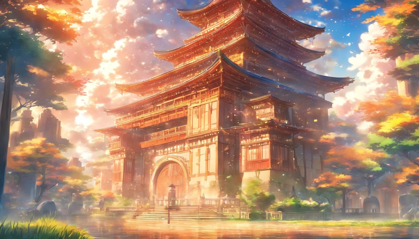 (masterpiece, best quality), depictions of a utopian world, magnificent architecture, otherwordly, peaceful