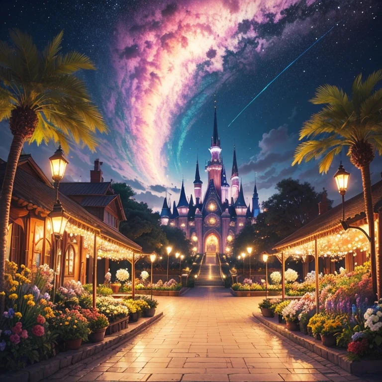 best quality, ultra-detailed, 
an extremely delicate and beautiful, 
Utopian Worlds, Paradise, utopia, promised land, flowers in full bloom, a perfect world, heavenly joy, dazzling lights, colorful birds, clear skies,