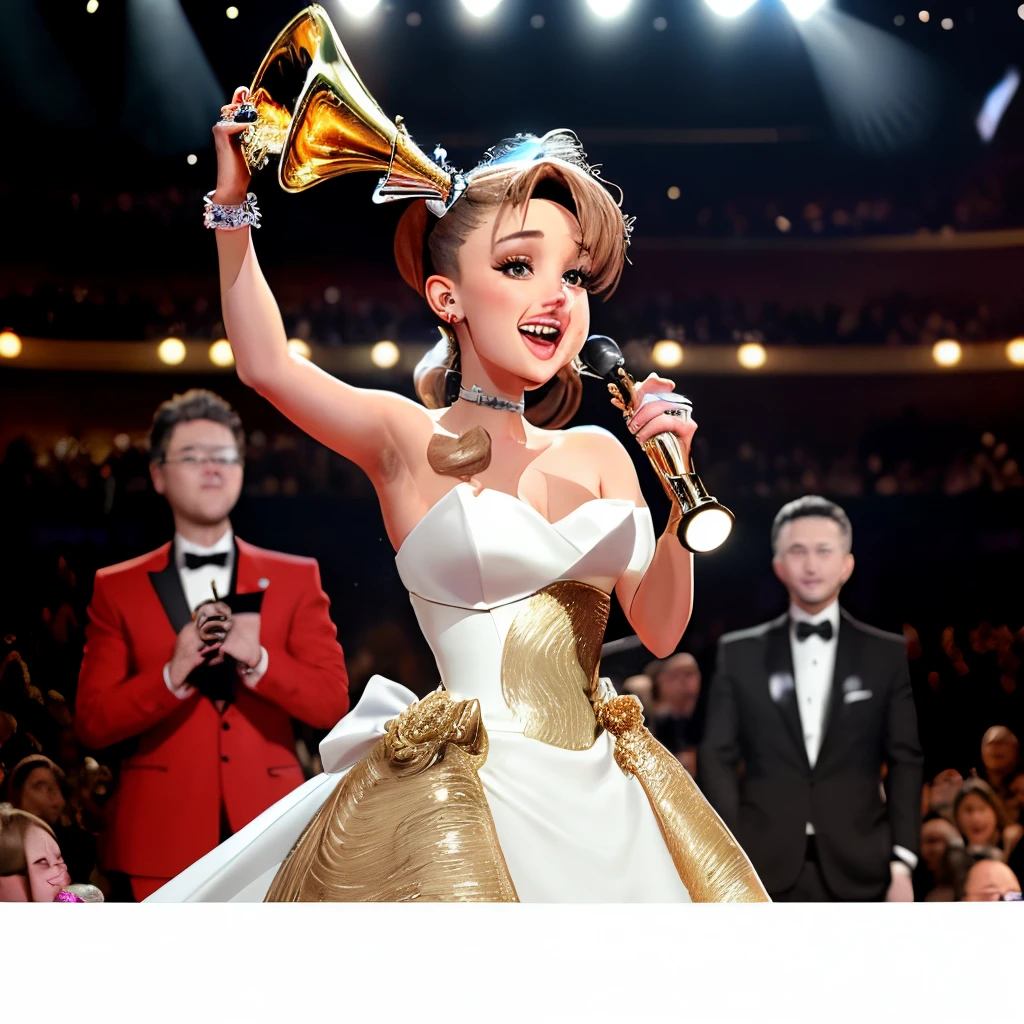ariana grande winning a grammy