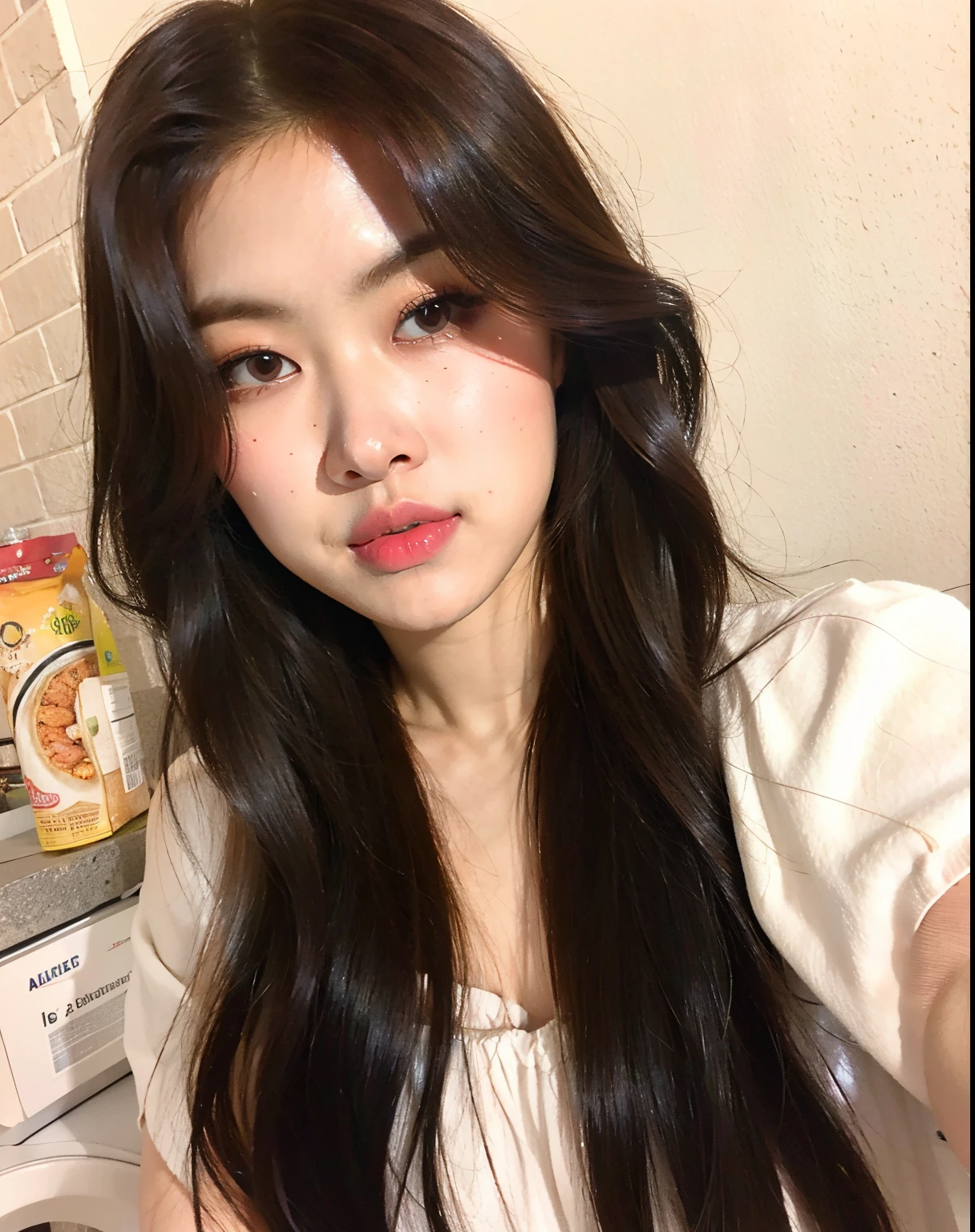 Devastated Asian woman with long dark hair and pink blouse, Mulher sul-coreana bonita, mulher coreana jovem bonita, linda mulher coreana jovem, coreana, Ulzzang, Asian girl with long hair, dilraba dilmurat, young adorable korean face, maquiagem sul-coreana popular, Mulher coreana, Beautiful Asian girl, maquiagem coreana popular, Wan adorable Korean Rosé face of blackpink photorealistic face