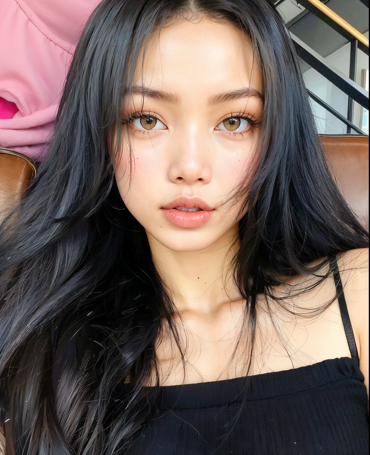 girl with black hair