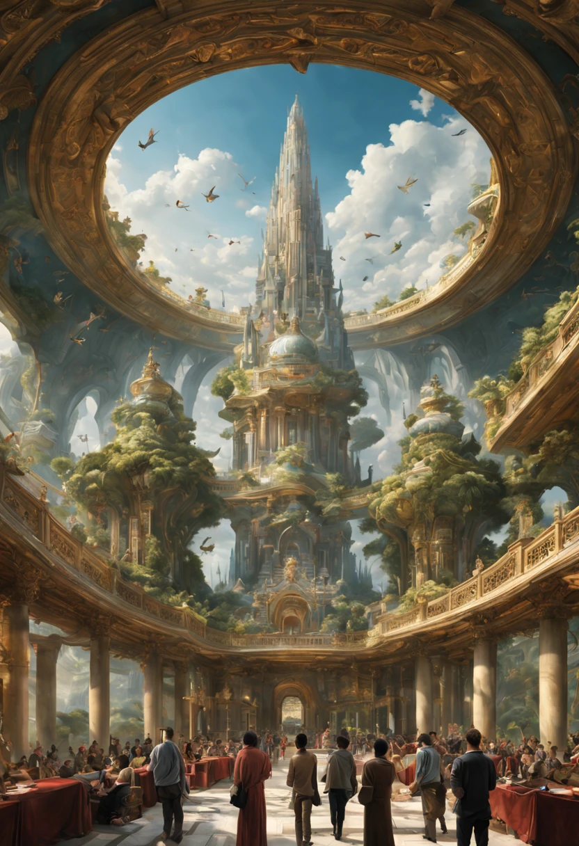 Aardman Animations, theme Park, indoors, (best composition), ultra-wide-angle, intricate, (best quality, masterpiece, Representative work, official art, Professional, unity 8k wallpaper:1.3),