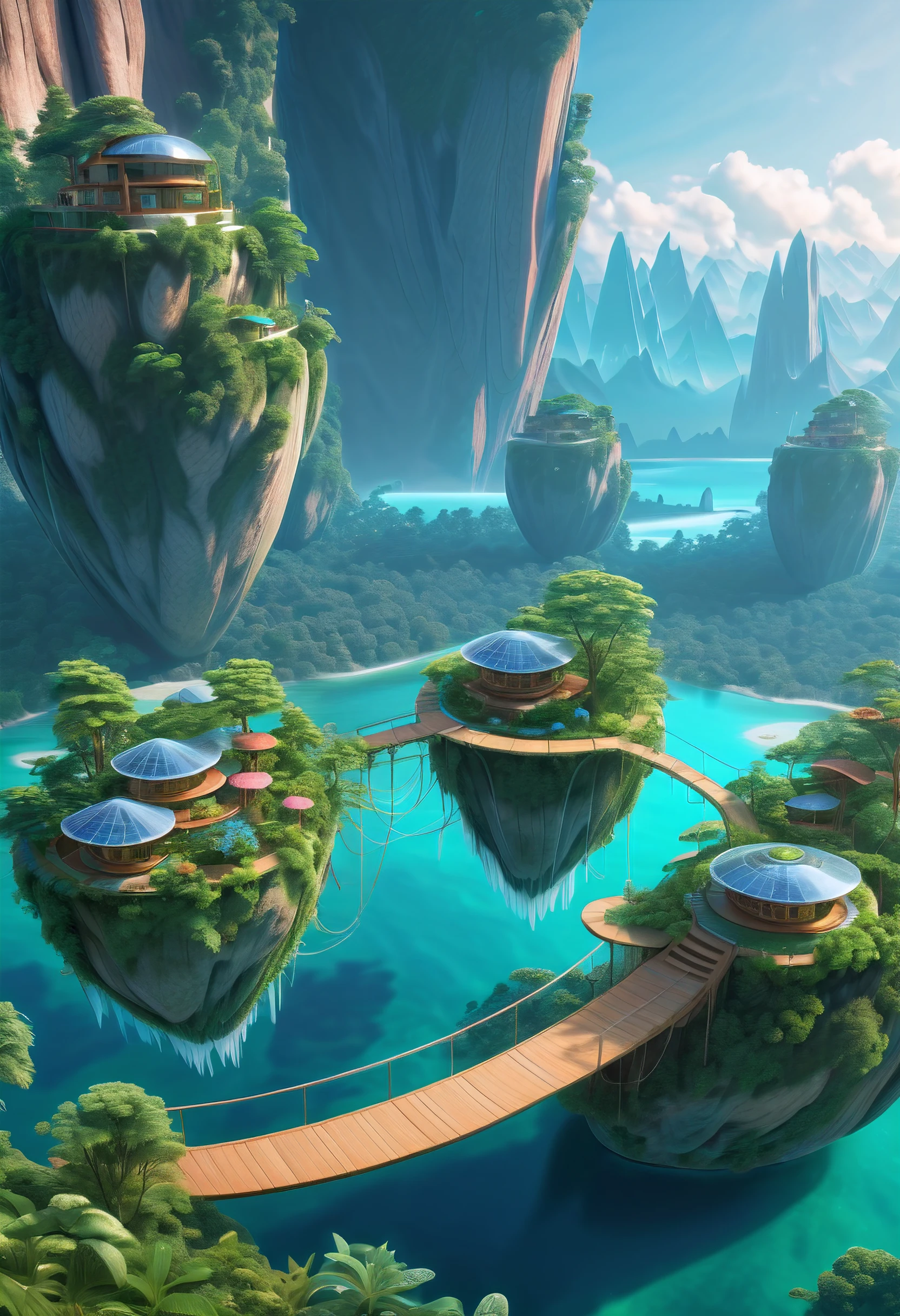 A man in everyday attire, gazing upward in awe at towering skyscrapers and floating gardens in a utopian city. His expression reflects a mix of admiration and pride. Best quality, intricate details, clean lines, eye-catching composition, soft tones, semi-realism, perfect illustration, dynamic pose, ample headroom, masterpiece, Basic Quality, realistically, The content is very detailed, （The is very detailed的 CG unified 8k 壁纸),（Best quality,（The best illustrations, （The best shadow, Very detailed pictures,（8K, Best quality）hyper realistic, （Luminous illumination, ambient lighting, chilly, gloomily, Best quality, anatomically correct, UHD