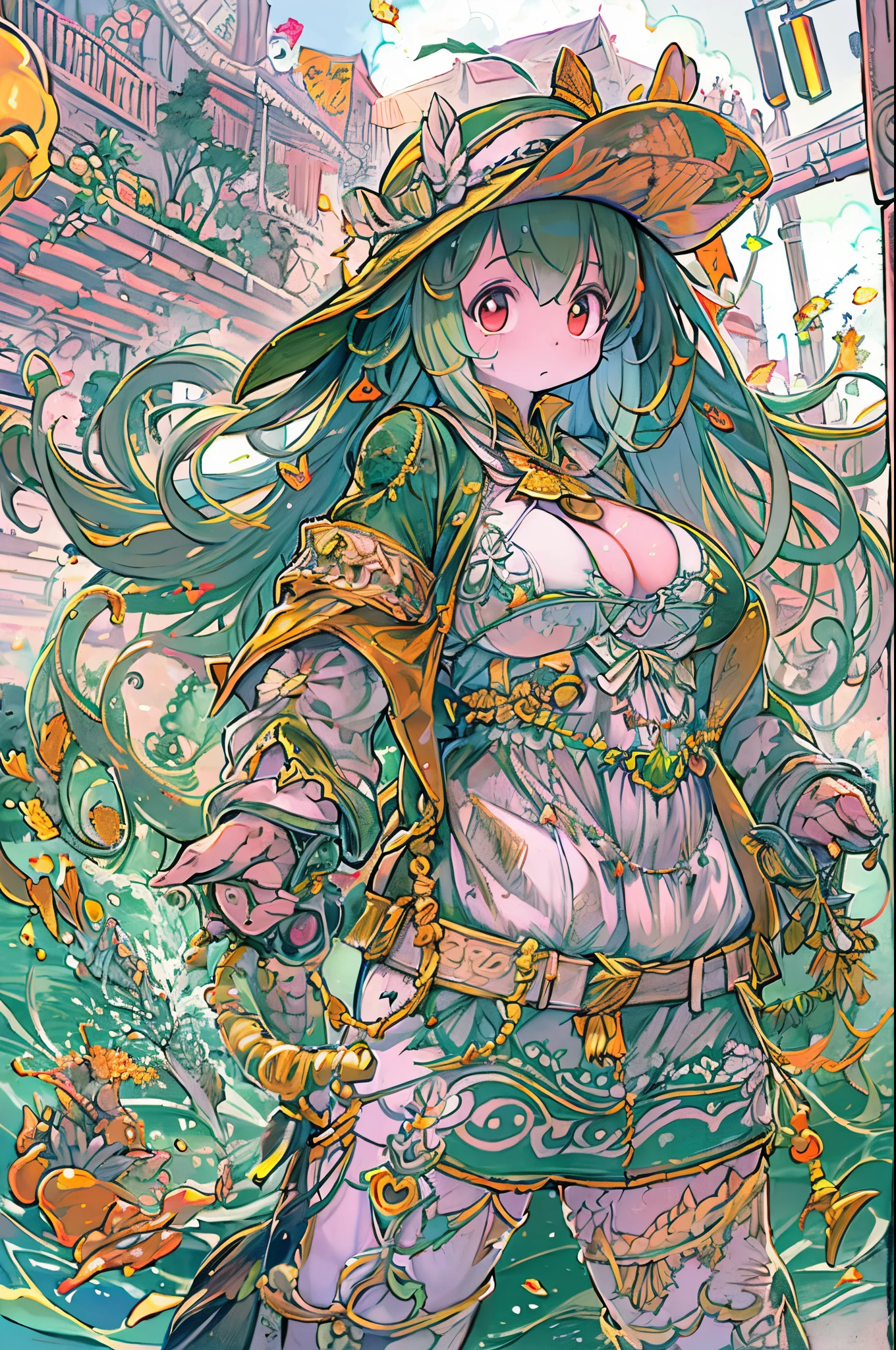 masutepiece, Best Quality, Ultra-detailed, illustratio, Sea , nobody, No_Human,